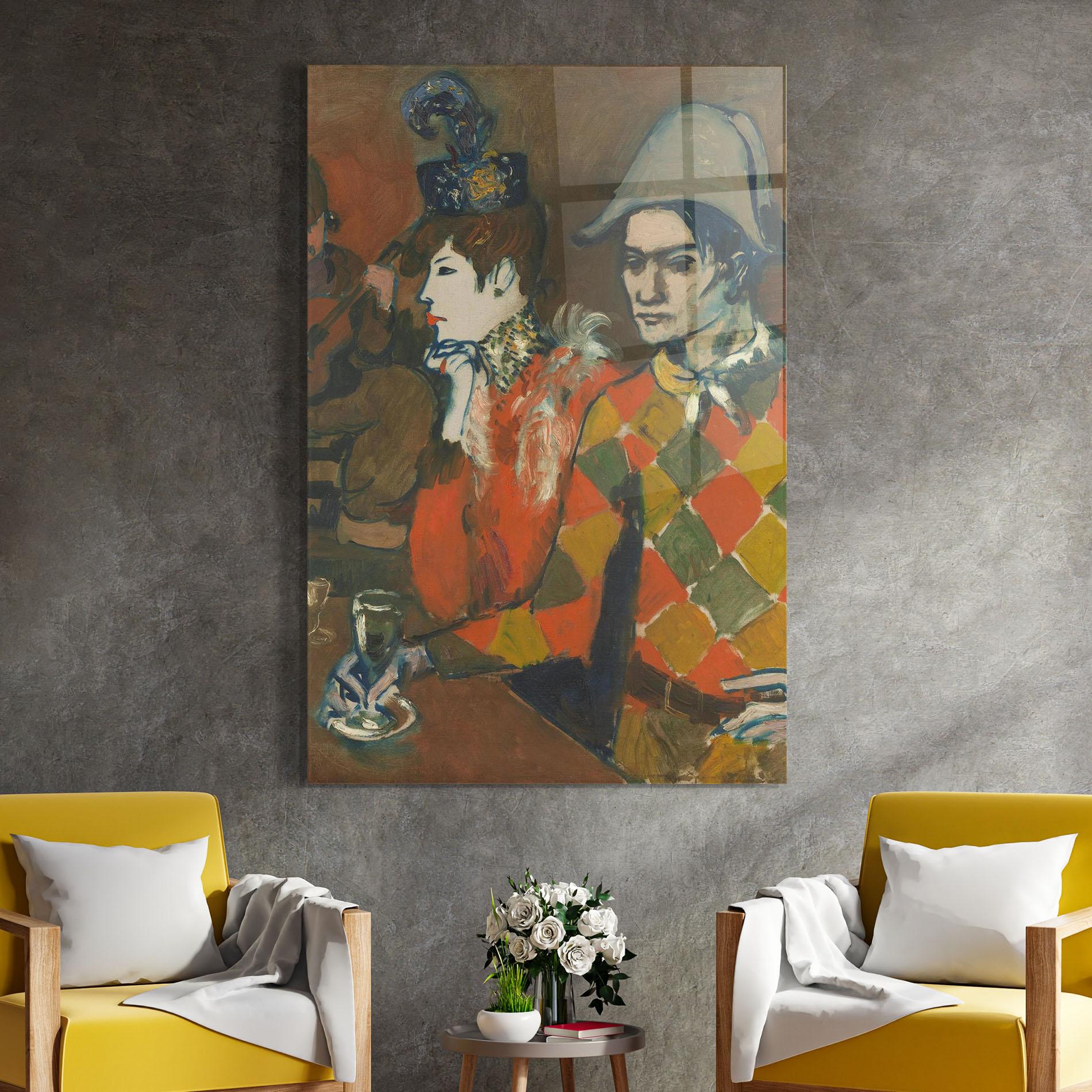 Tablou Sticla At The Lapin Agile mockup 4