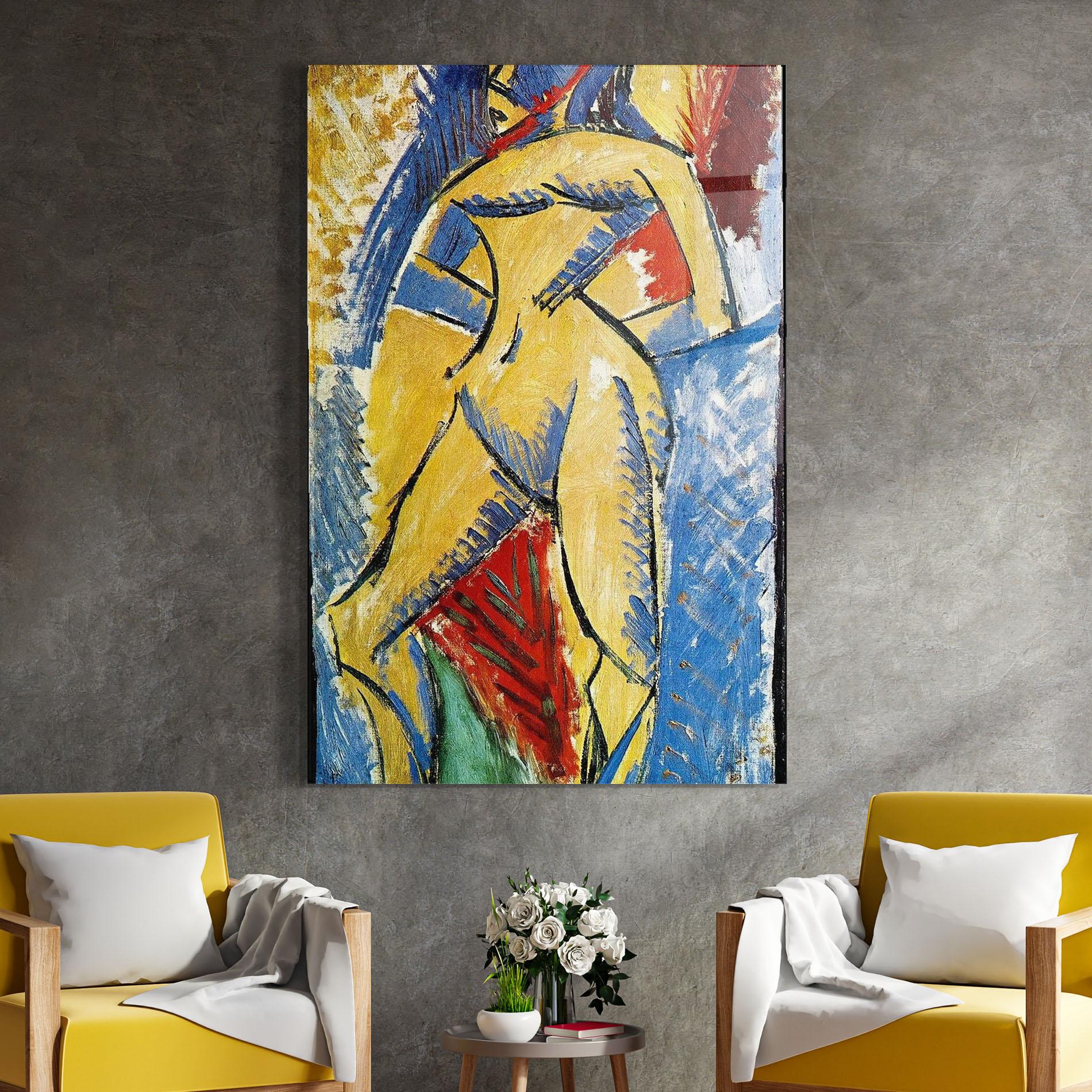 Tablou Sticla Femme Nue mockup 4