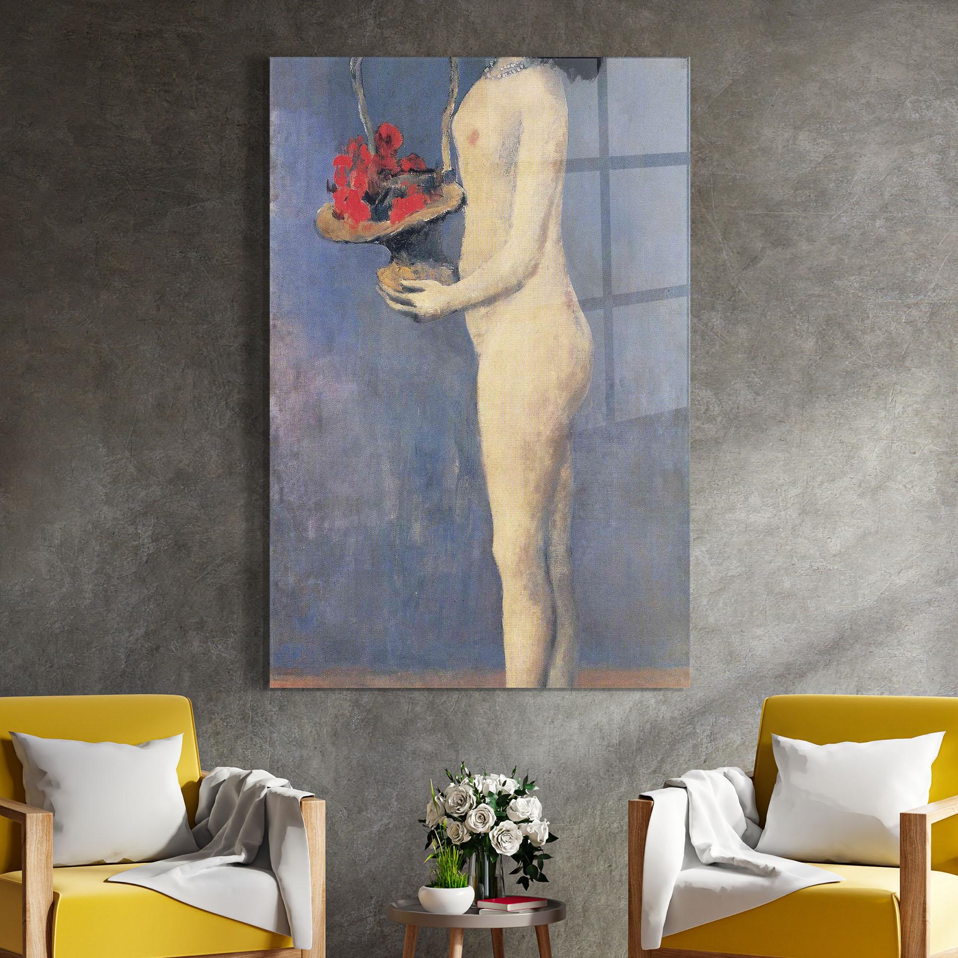 Tablou Sticla Le Panier Fleuri mockup 4