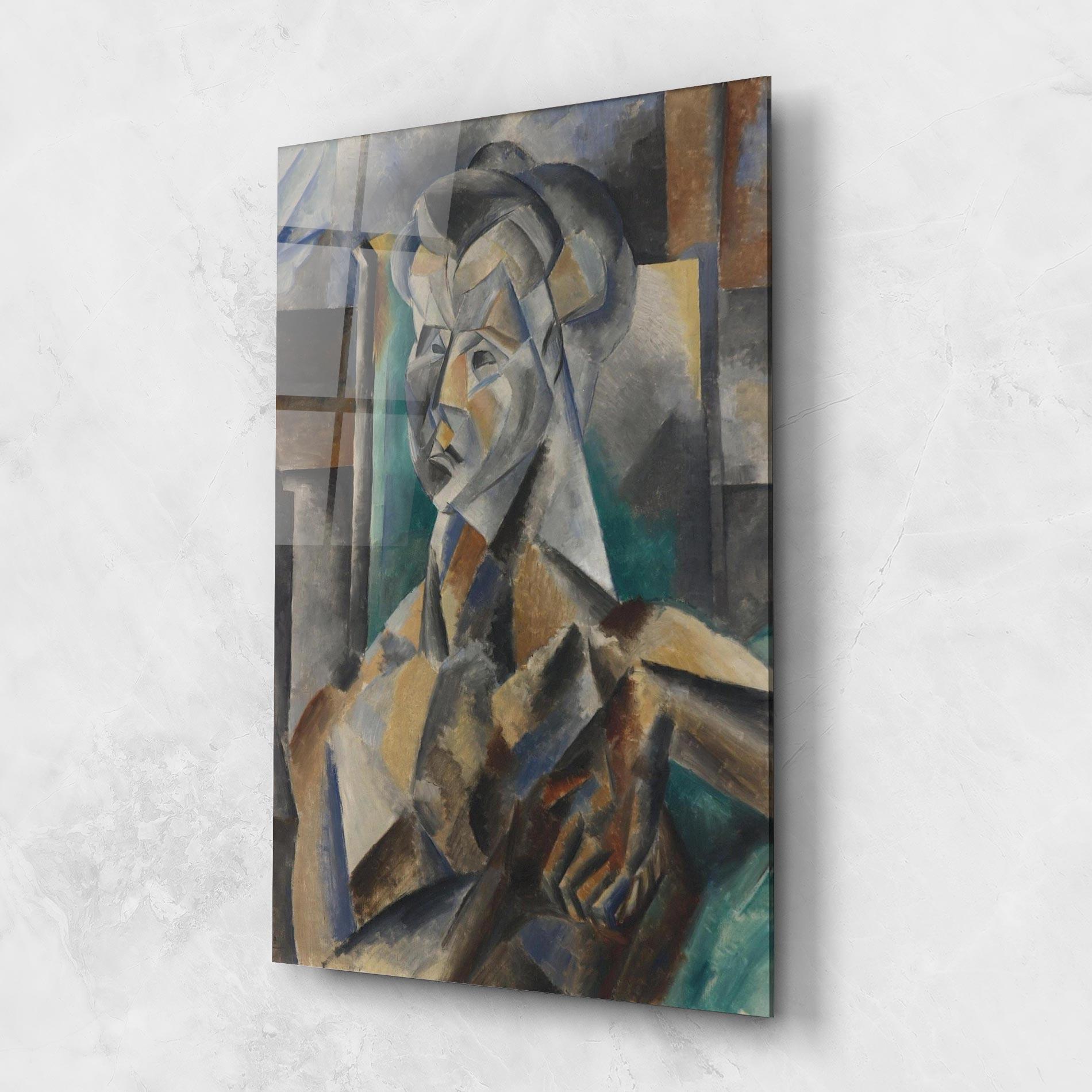 Tablou Sticla Buste De Femme mockup 1