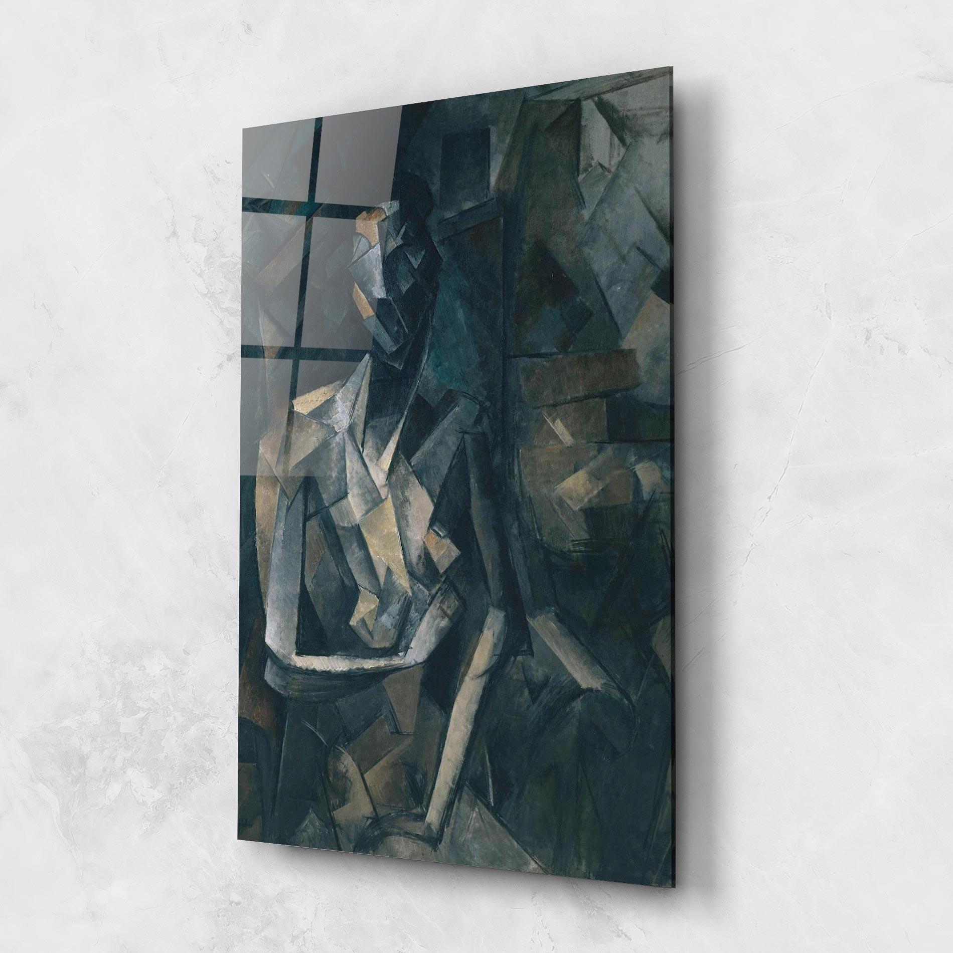 Tablou Sticla Dans Un Fauteuil mockup 1