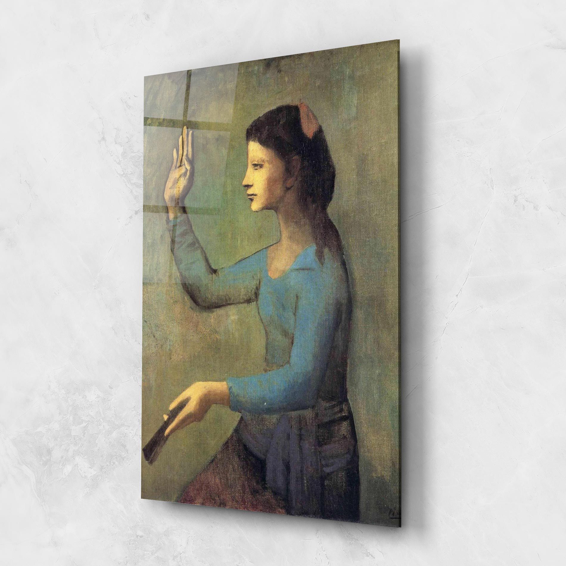 Lady With A Fan mockup 1