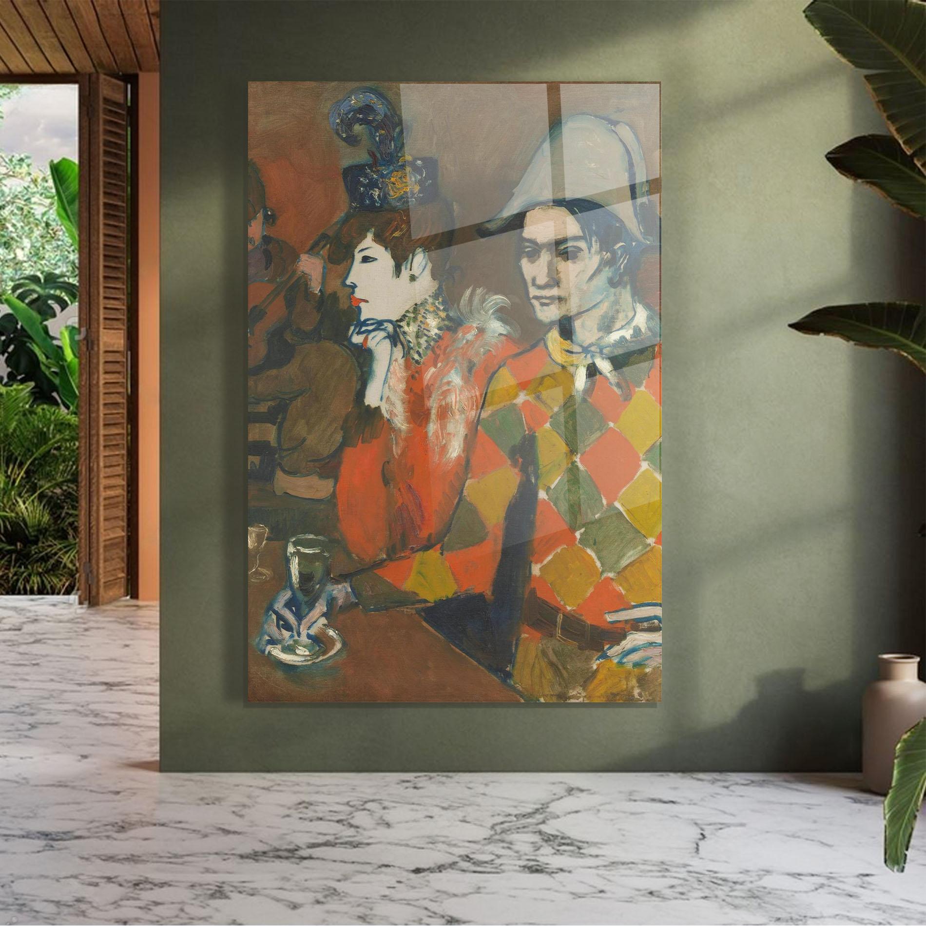 Tablou Sticla At The Lapin Agile mockup 7