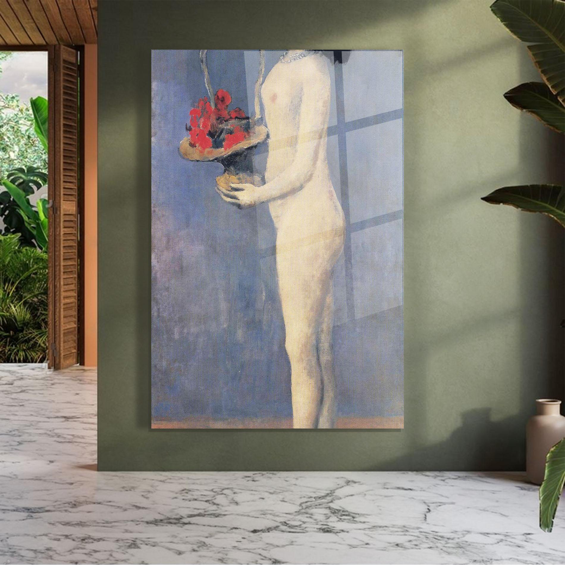 Tablou Sticla Le Panier Fleuri mockup 7