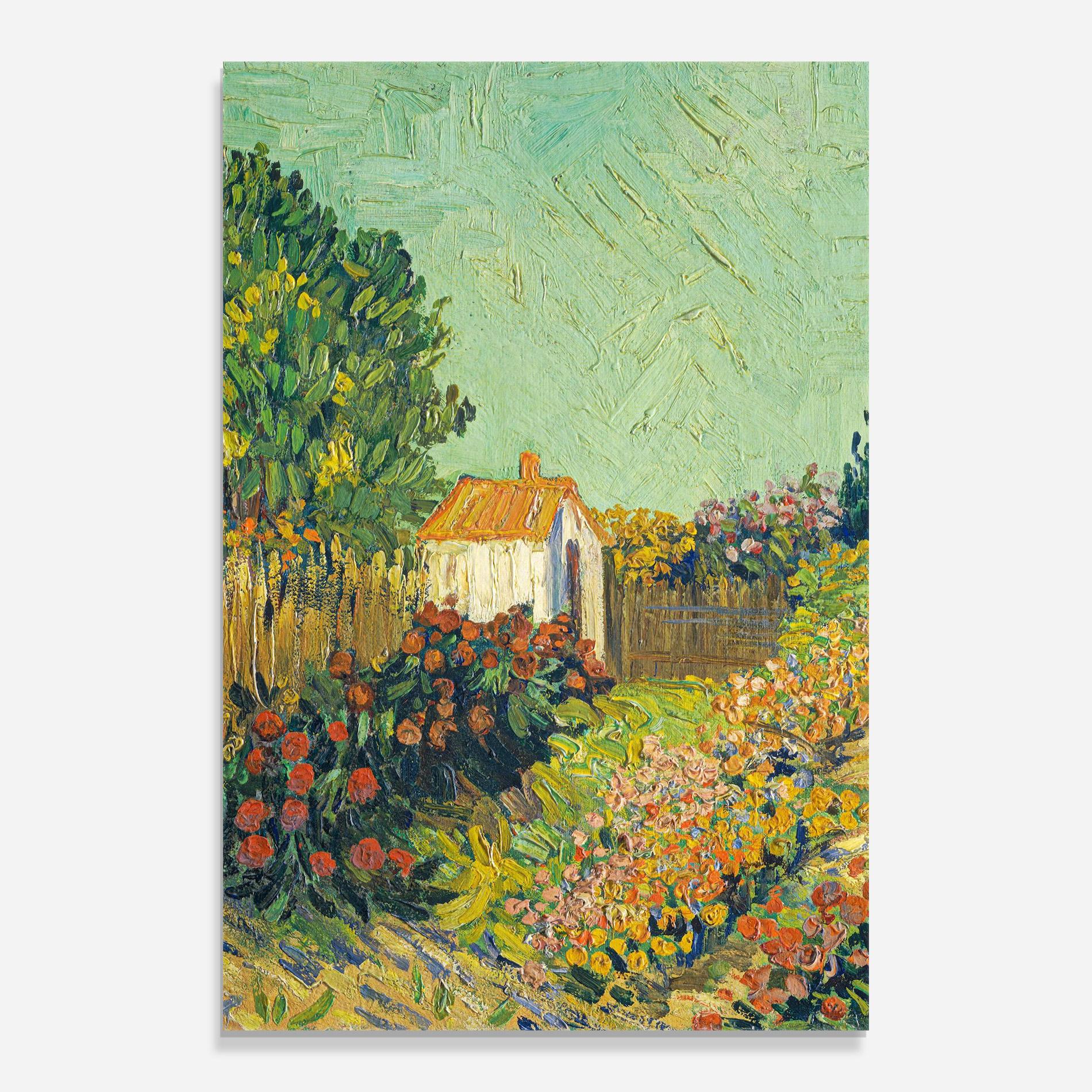 Tablou Sticla Gogh Landscape mockup 0