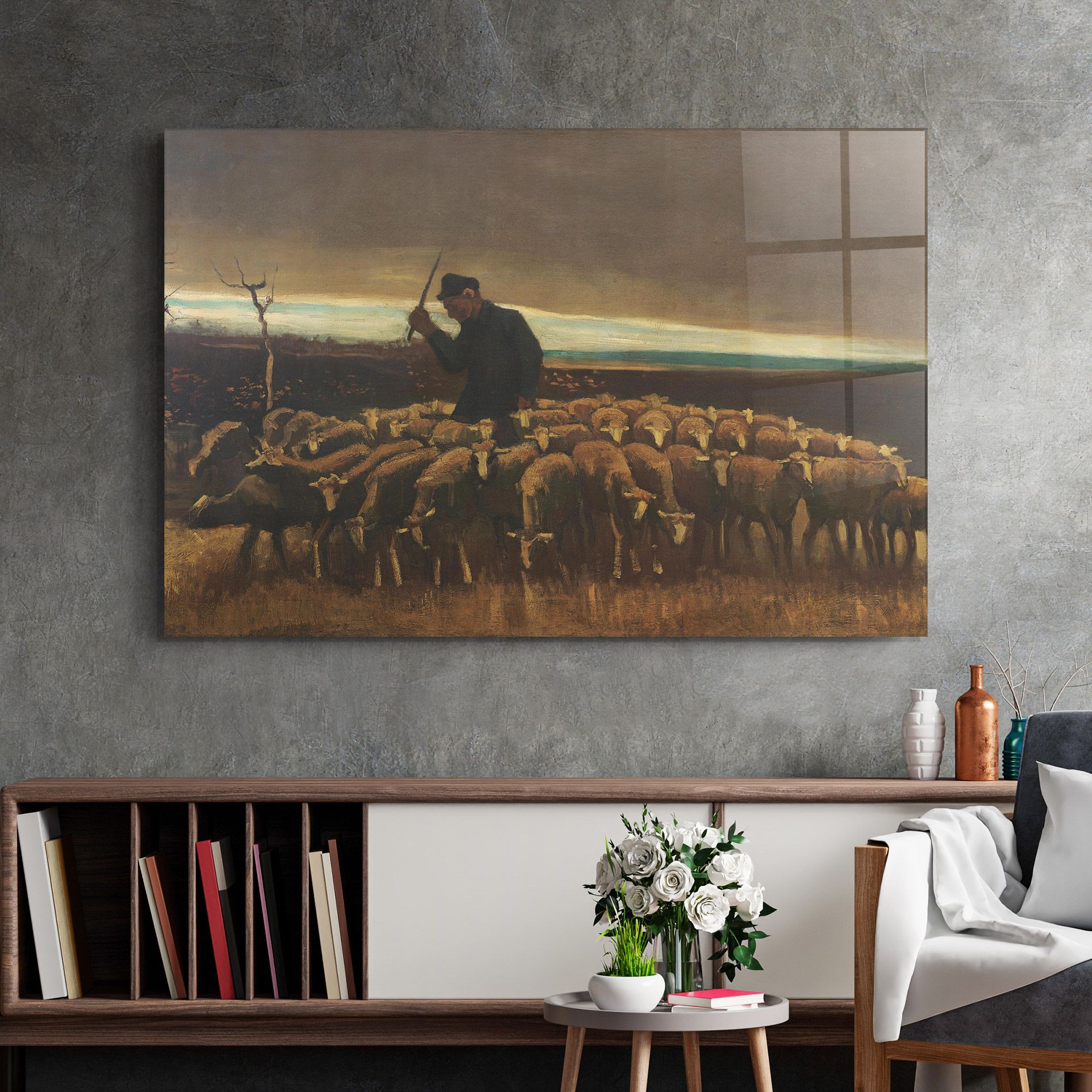 Flock Of Sheep mockup 2