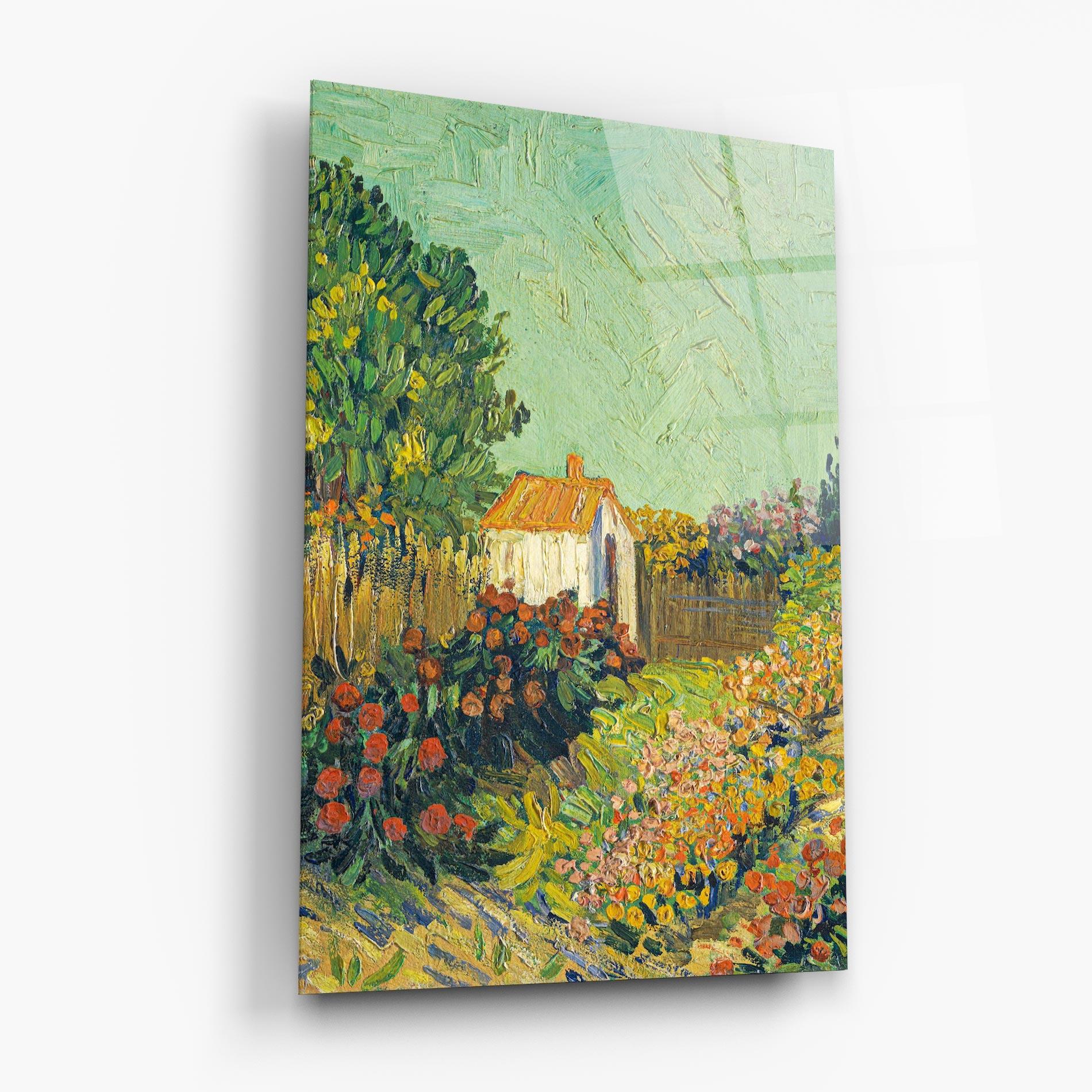 Tablou Sticla Gogh Landscape mockup 6