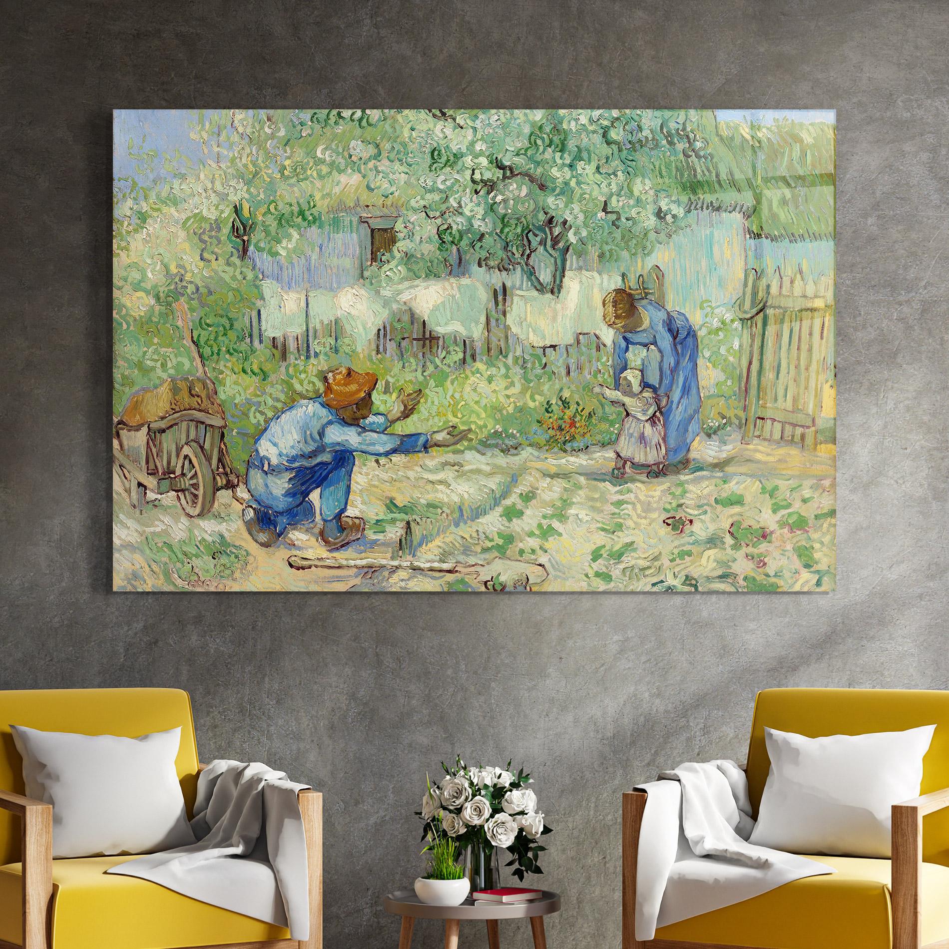 Tablou Sticla First Steps mockup 4