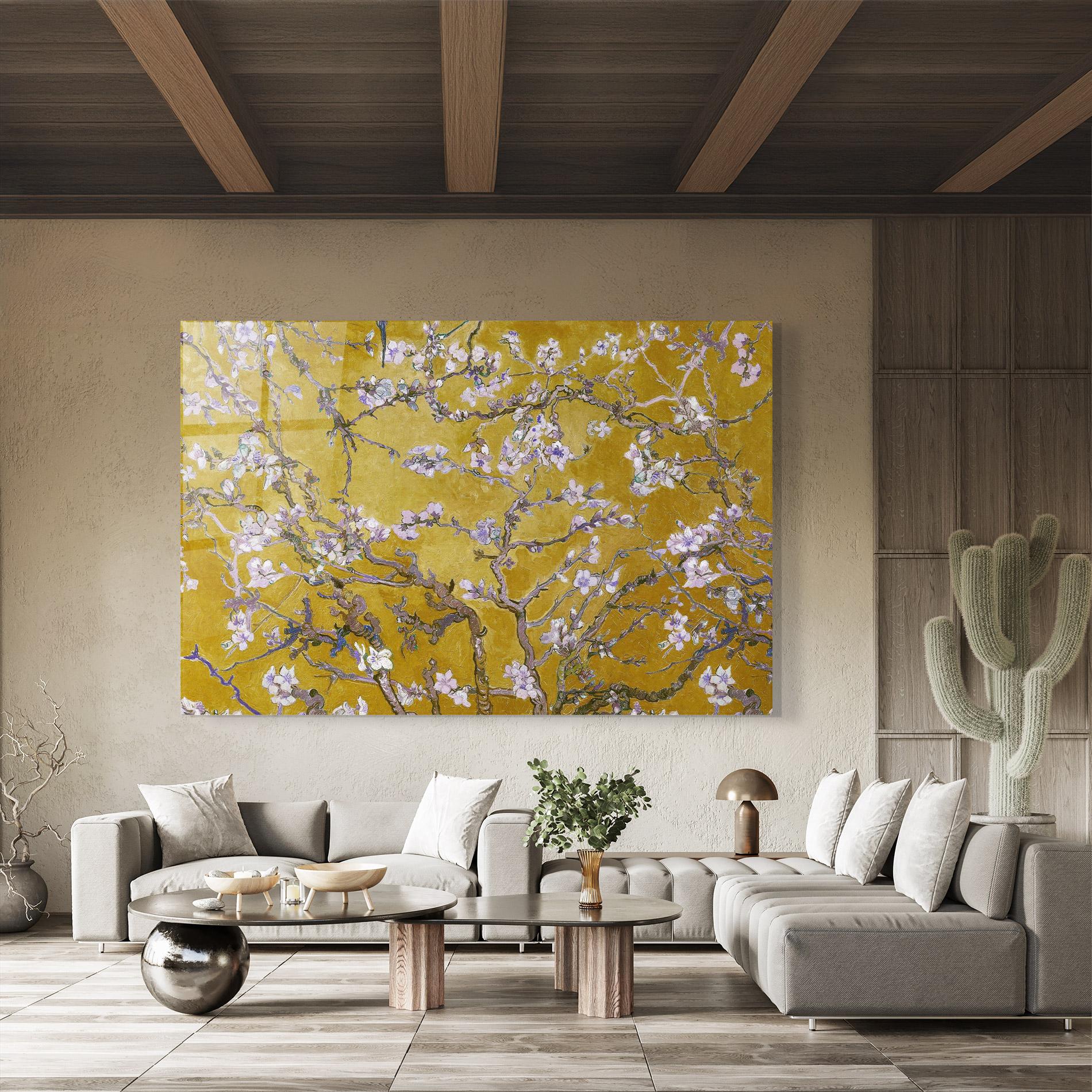 Tablou Sticla Almond Blossom mockup 8