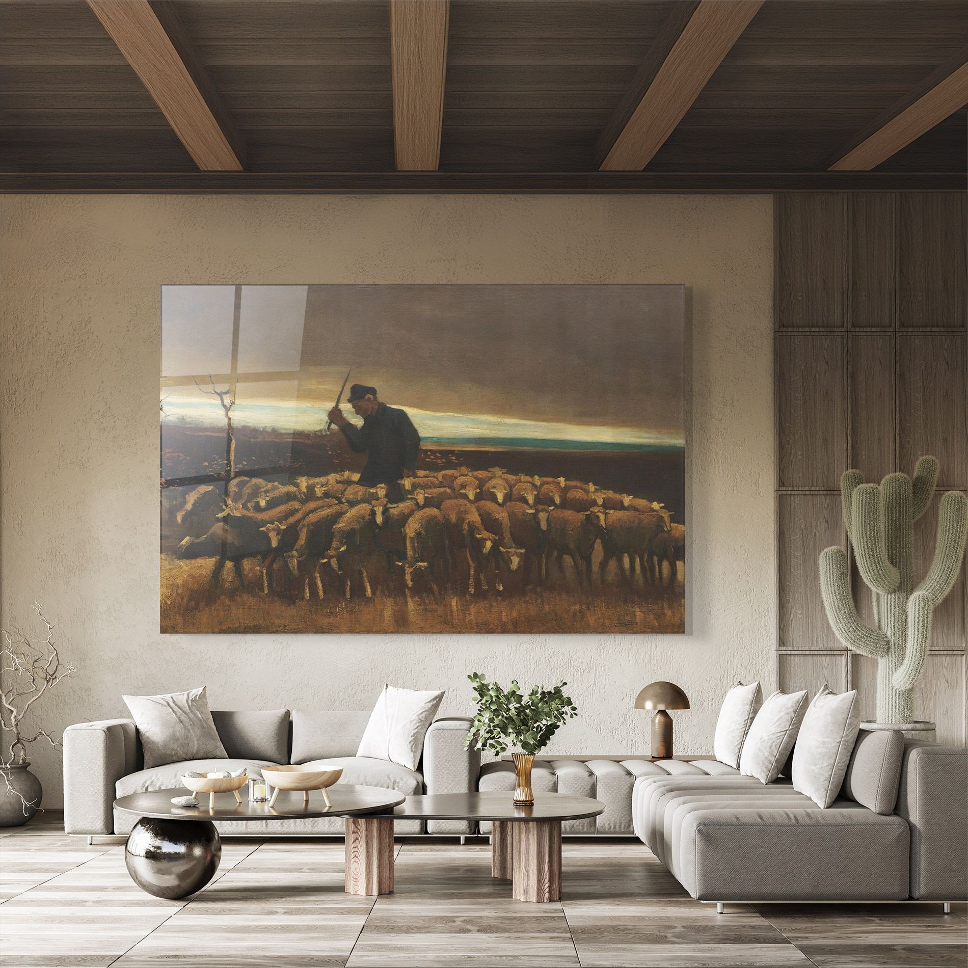 Flock Of Sheep mockup 8