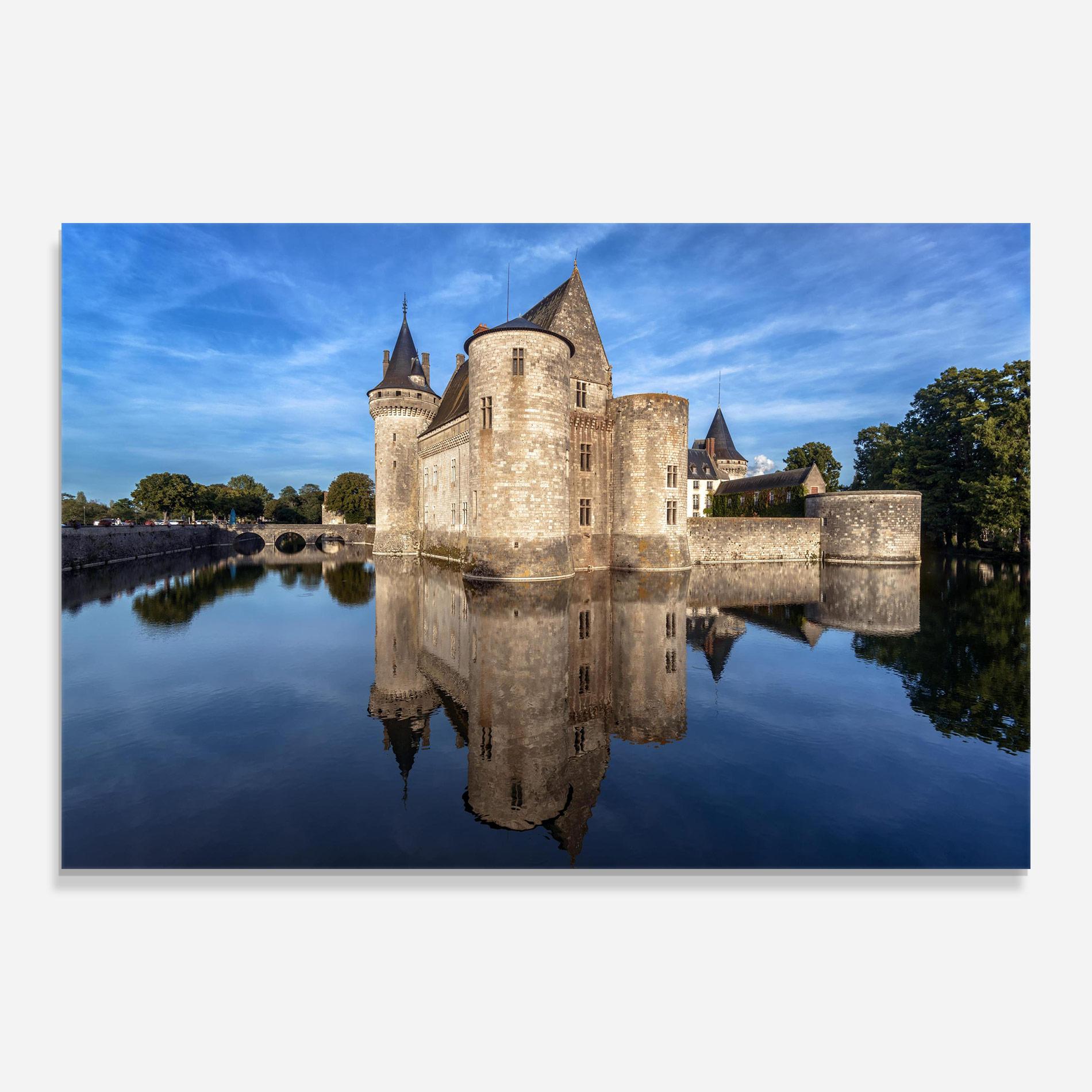 Tablou Sticla Castle Chateau De Sullysurloire mockup 0