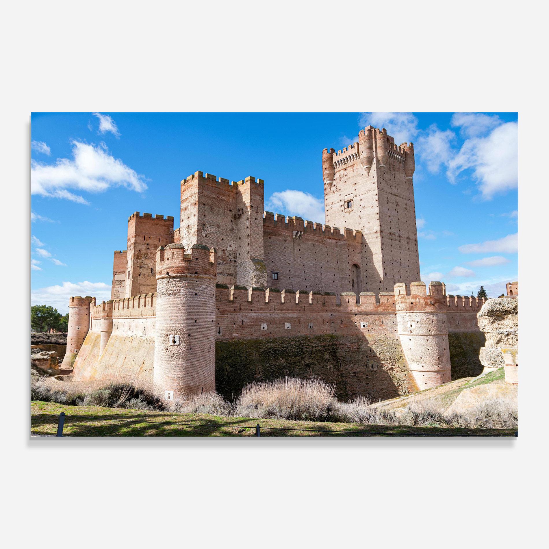 Tablou Sticla Castle La Mota mockup 0