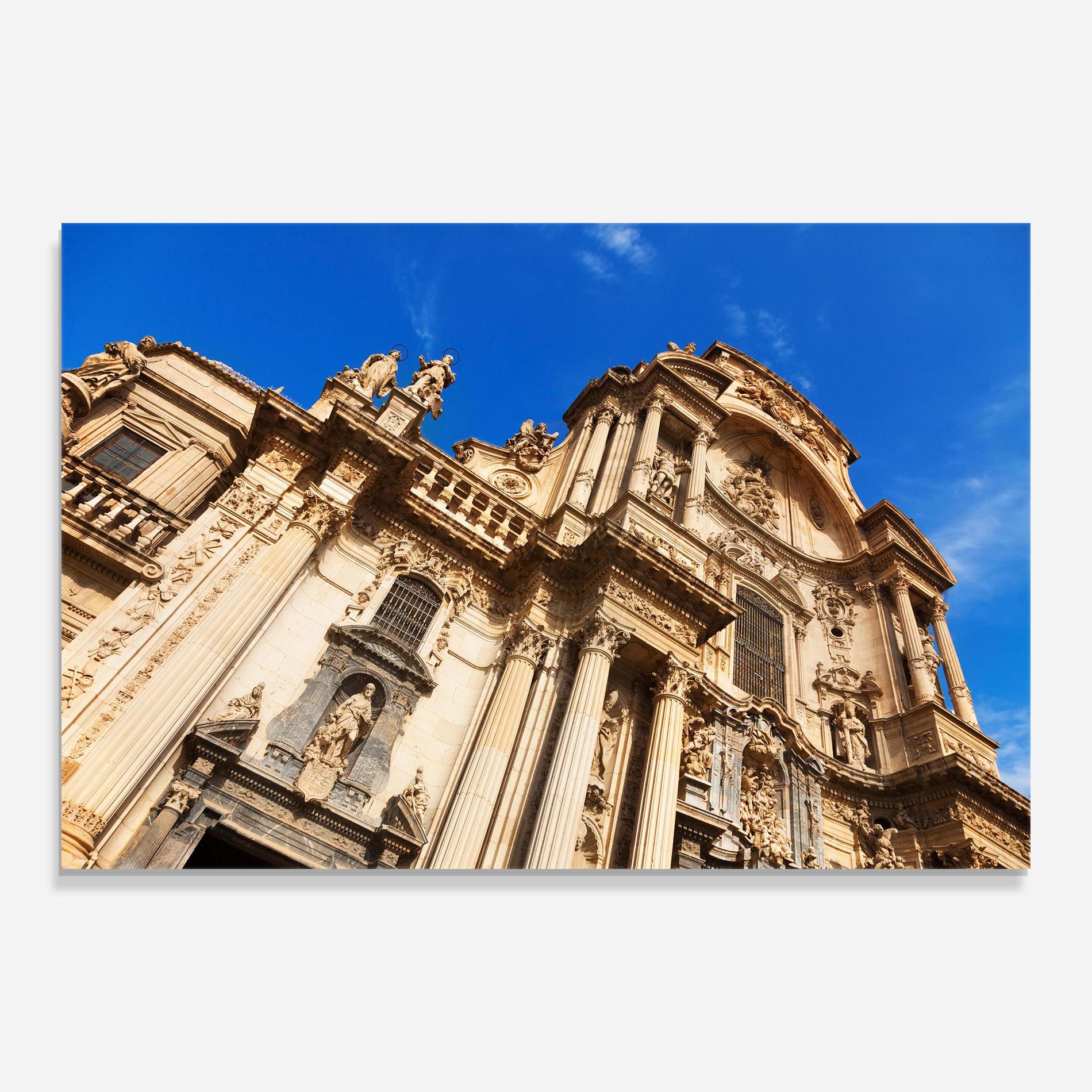 Tablou Sticla Church Saint Mary mockup 0