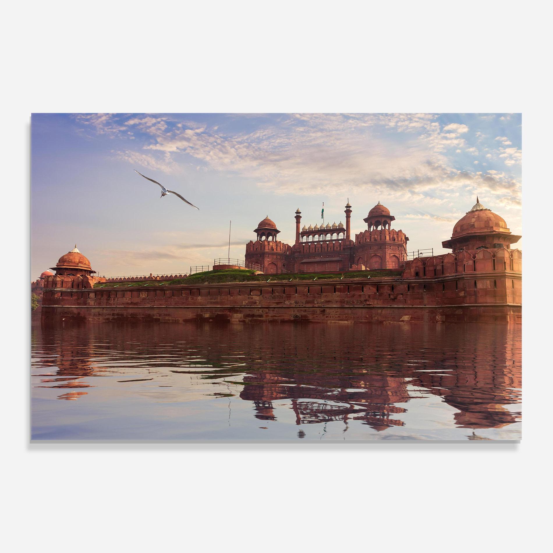 Tablou Sticla Delhi India mockup 0
