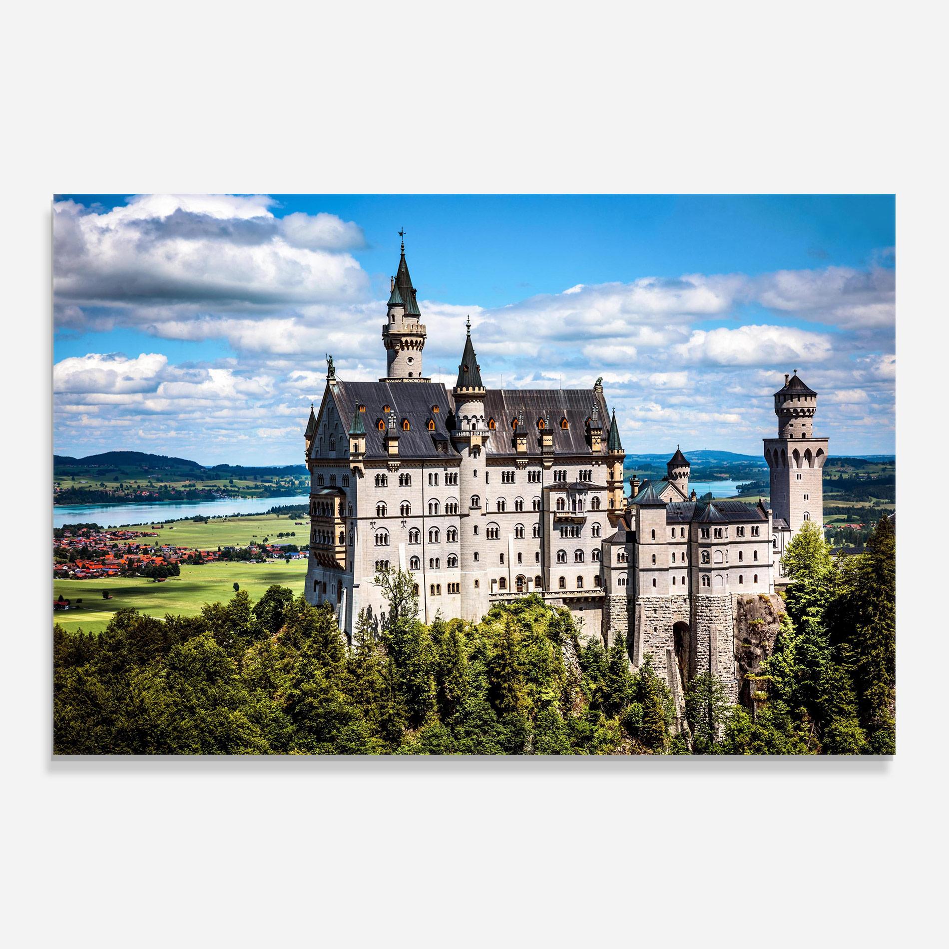 Tablou Sticla Neuschwanstein Germany mockup 0