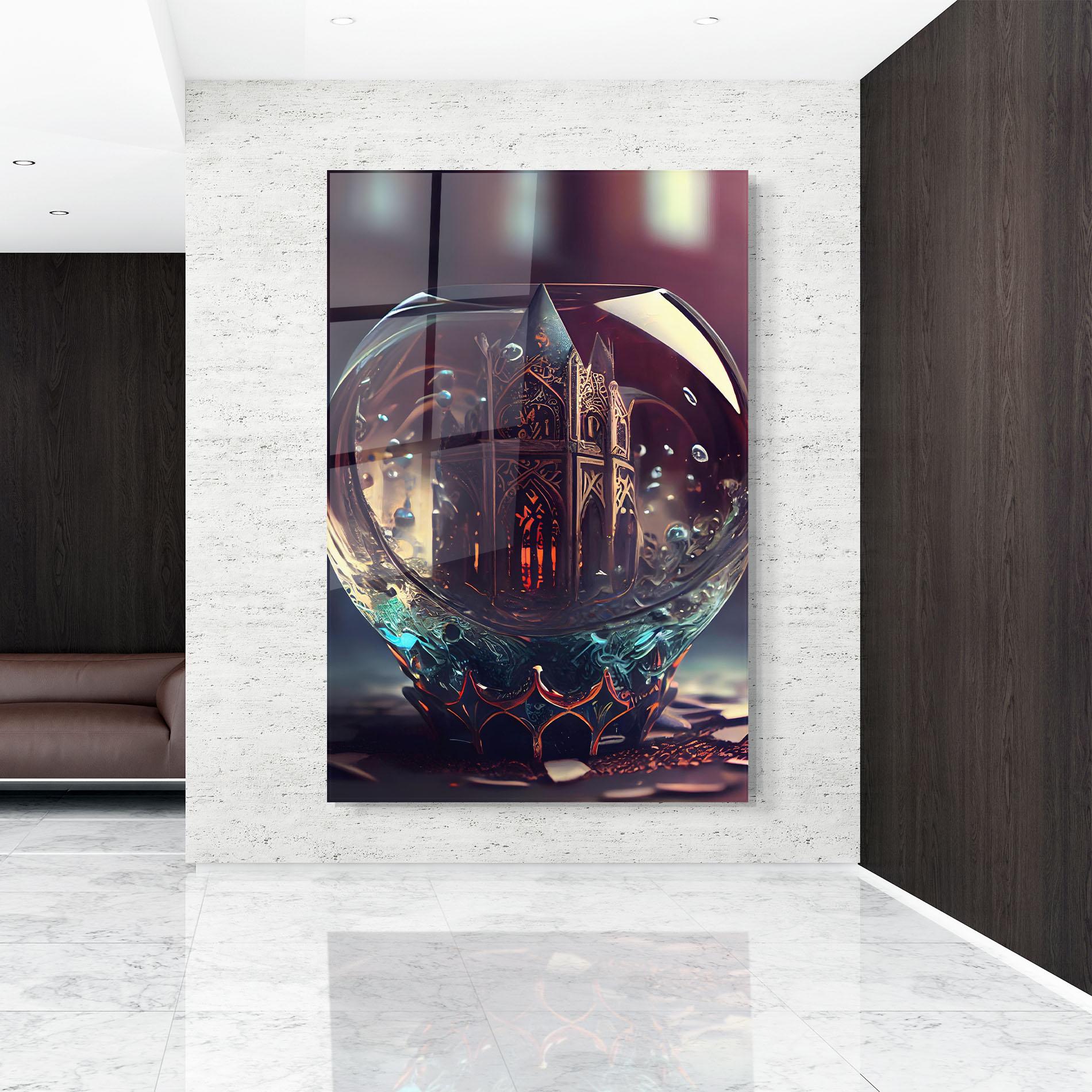 Tablou Sticla Church Ball mockup 9