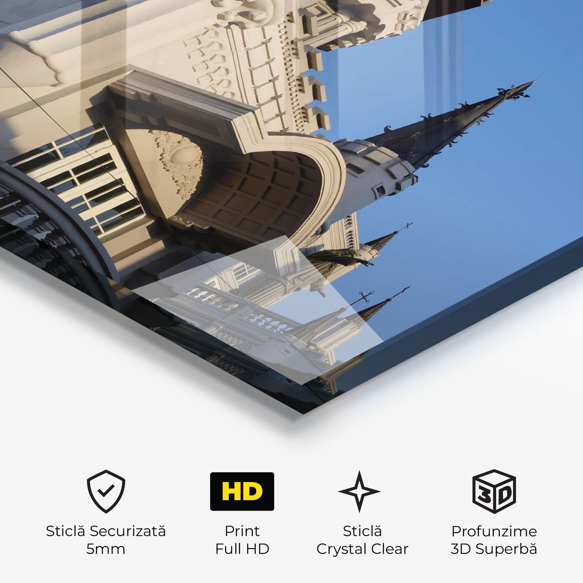 Tablou Sticla Castle Blue mockup 3