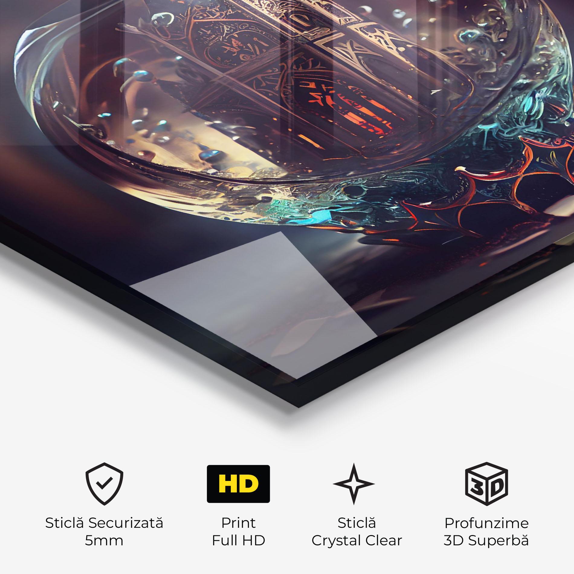 Tablou Sticla Church Ball mockup 3