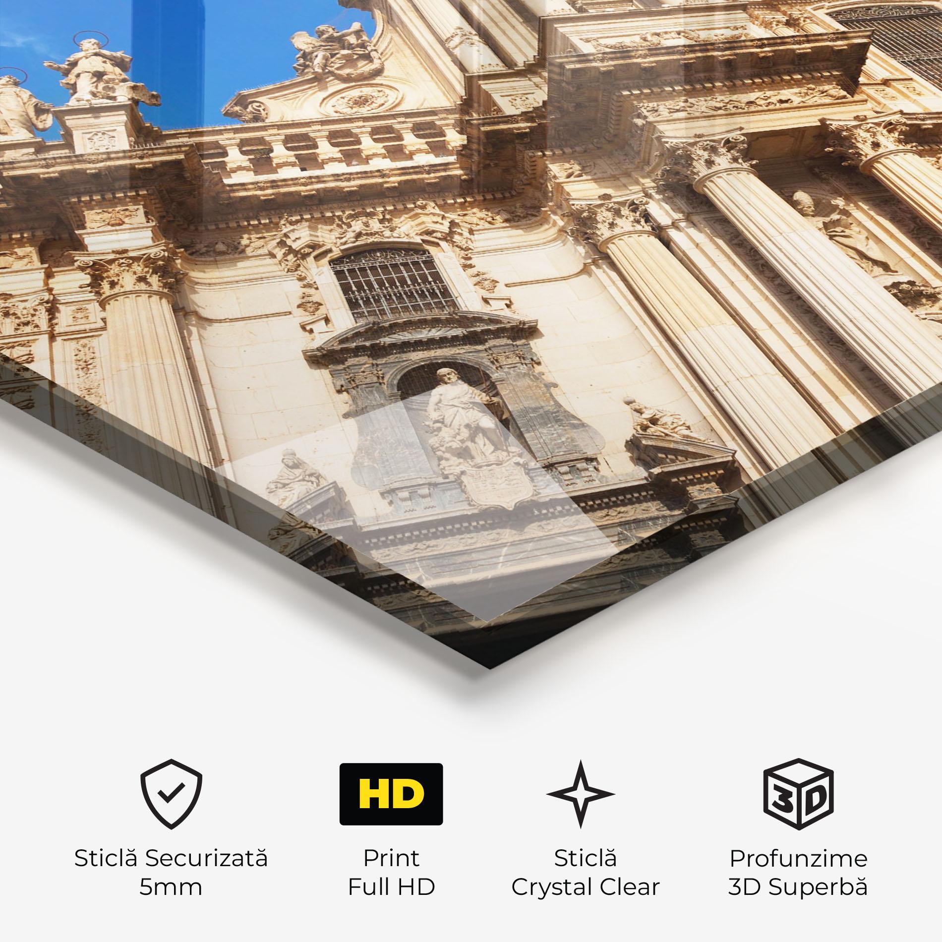 Tablou Sticla Church Saint Mary mockup 3