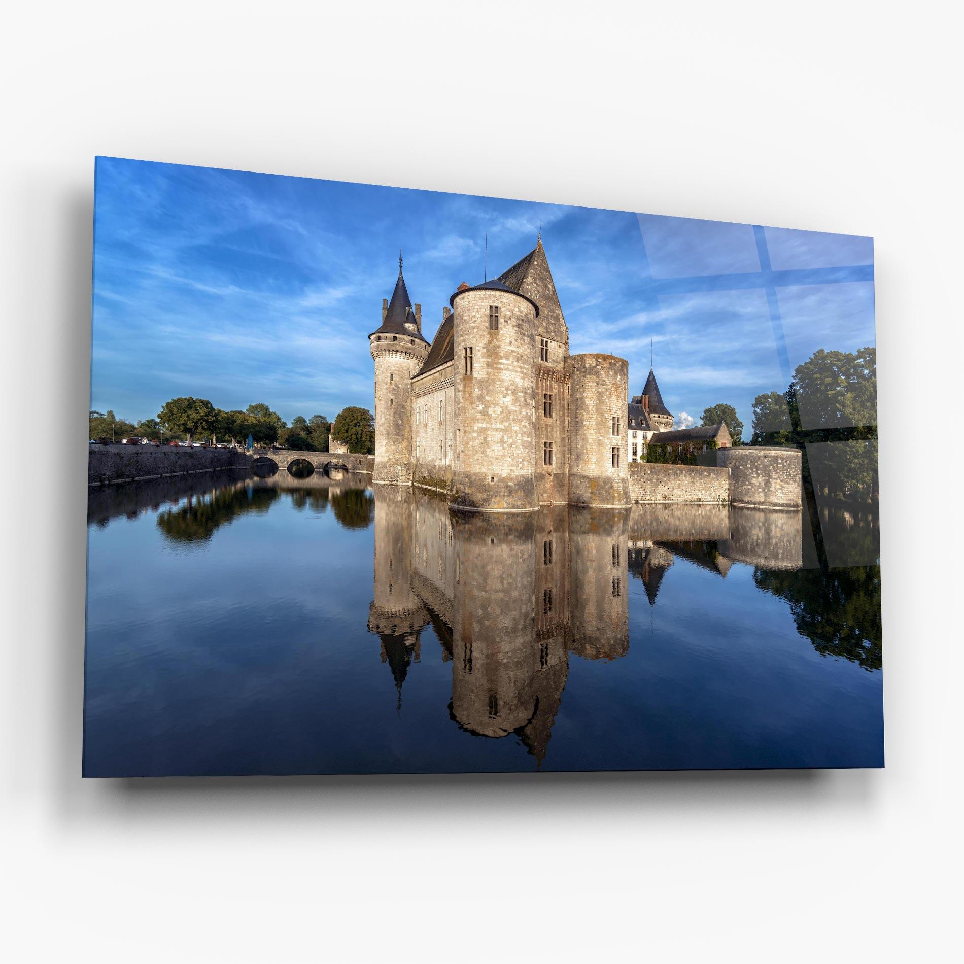 Tablou Sticla Castle Chateau De Sullysurloire mockup 6