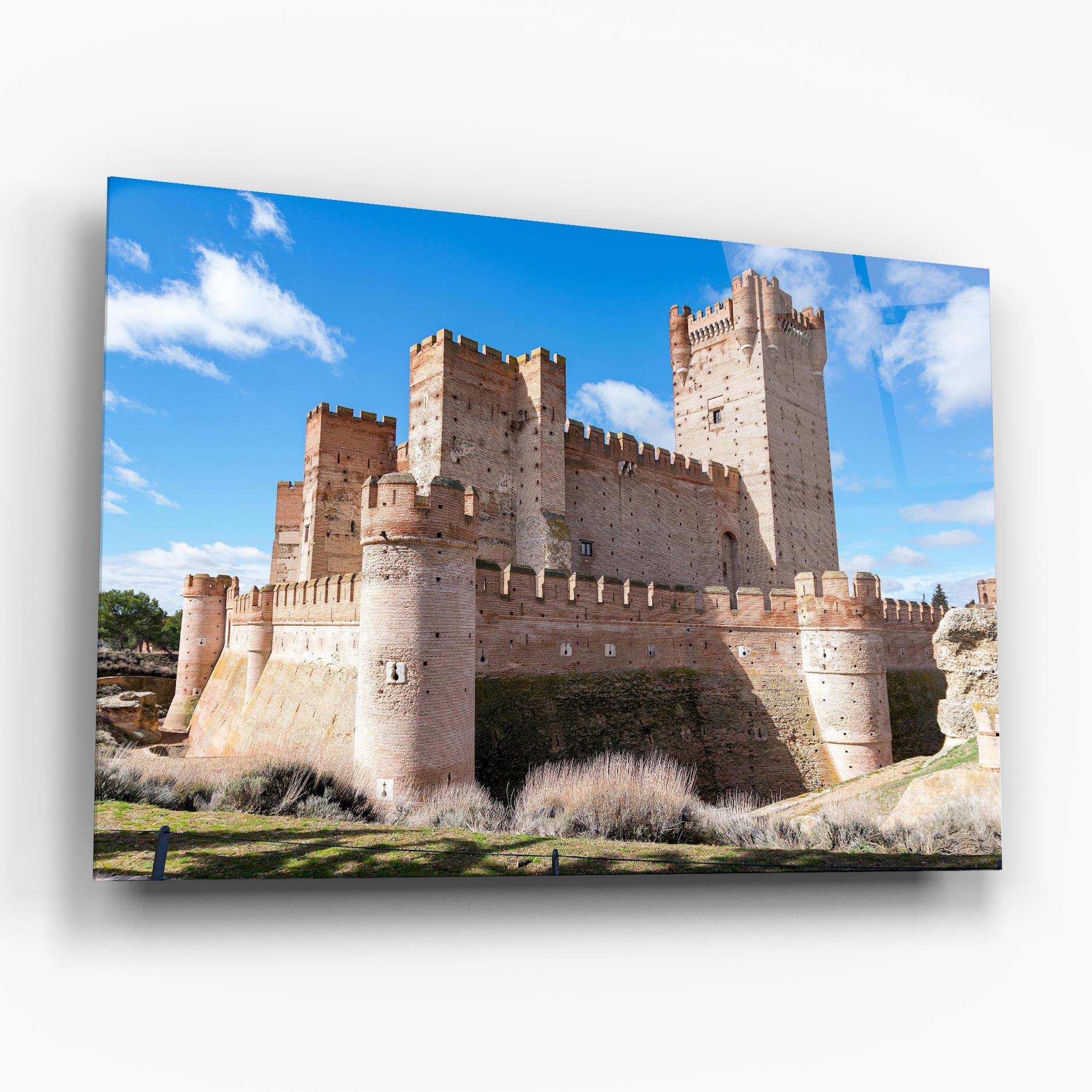 Tablou Sticla Castle La Mota mockup 6