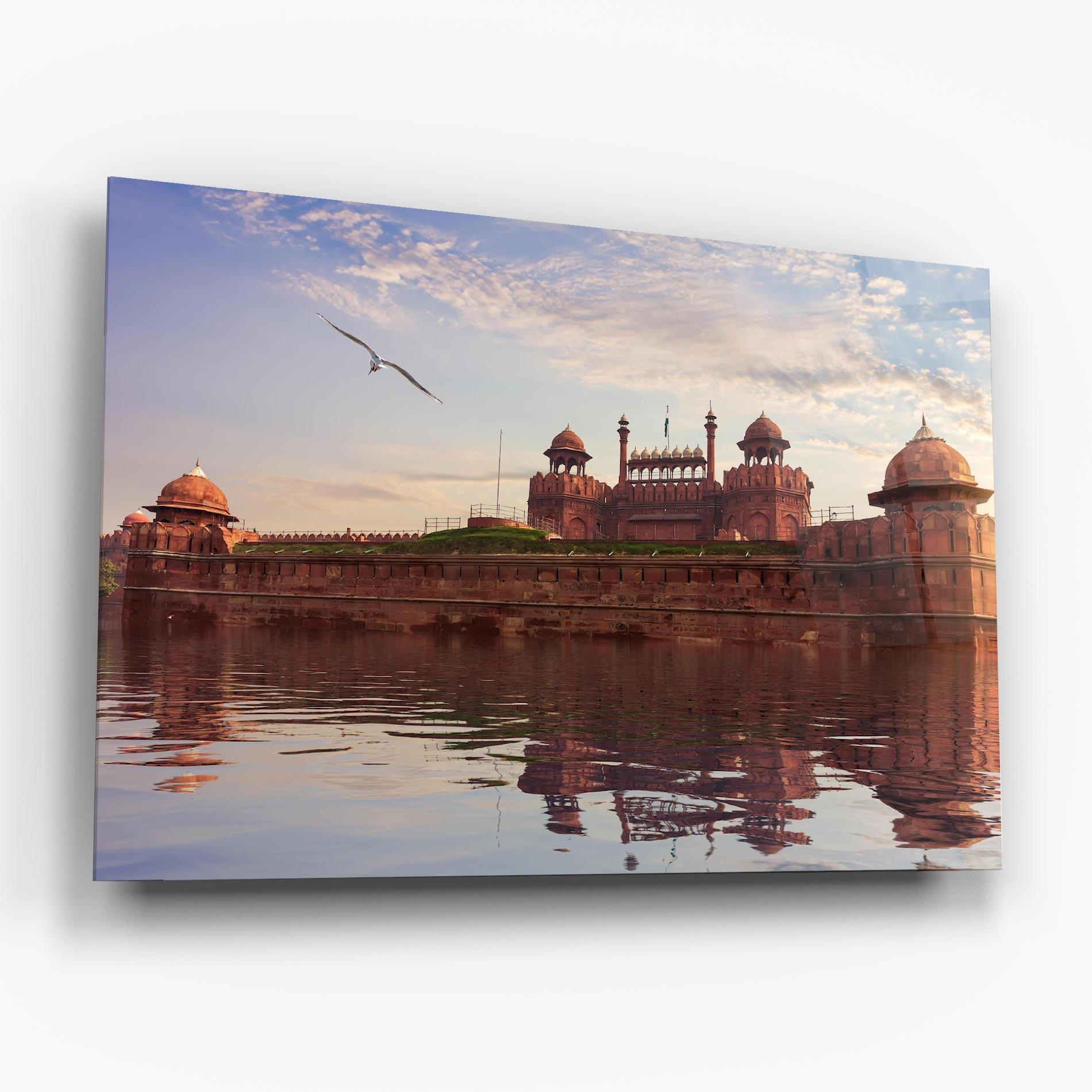 Tablou Sticla Delhi India mockup 6
