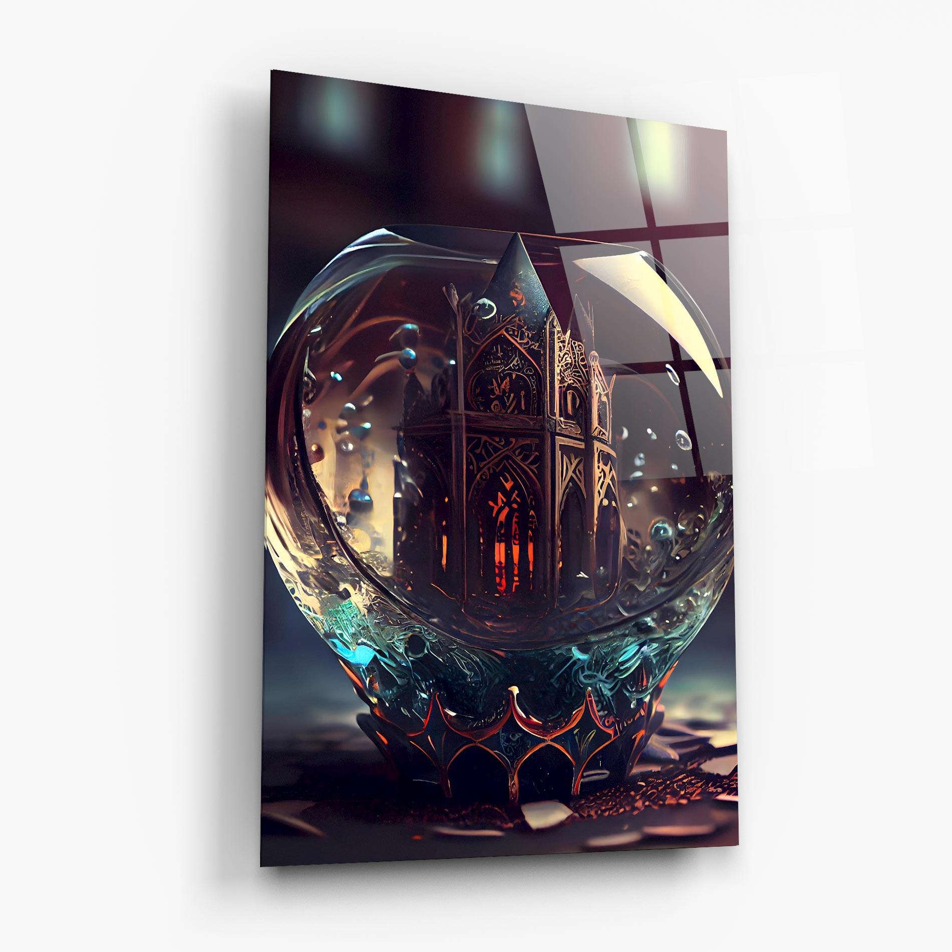 Tablou Sticla Church Ball mockup 6