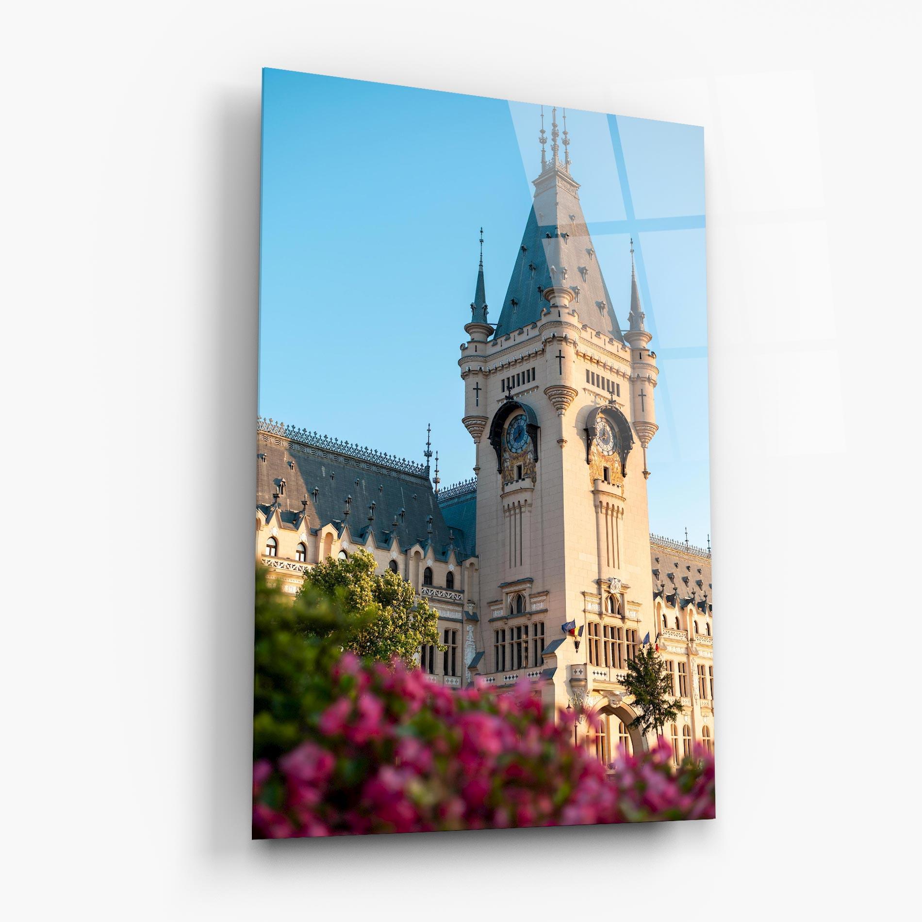 Tablou Sticla Palace Culture Iasi mockup 6