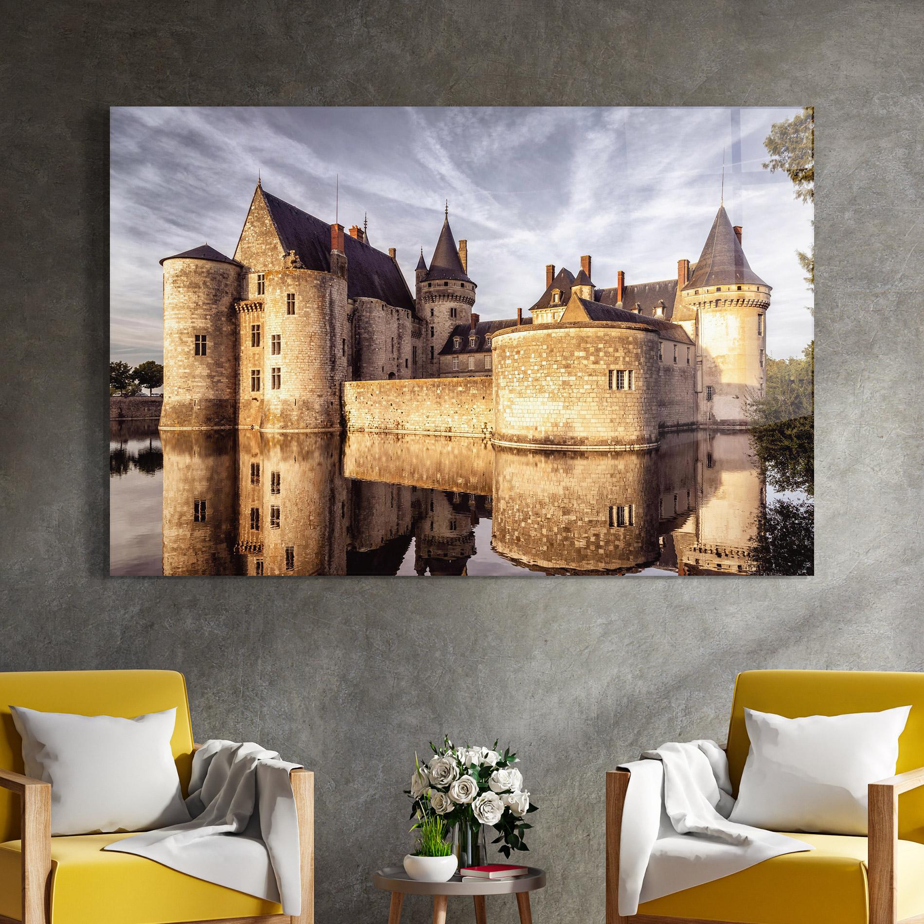 Tablou Sticla Chateau Castle mockup 4