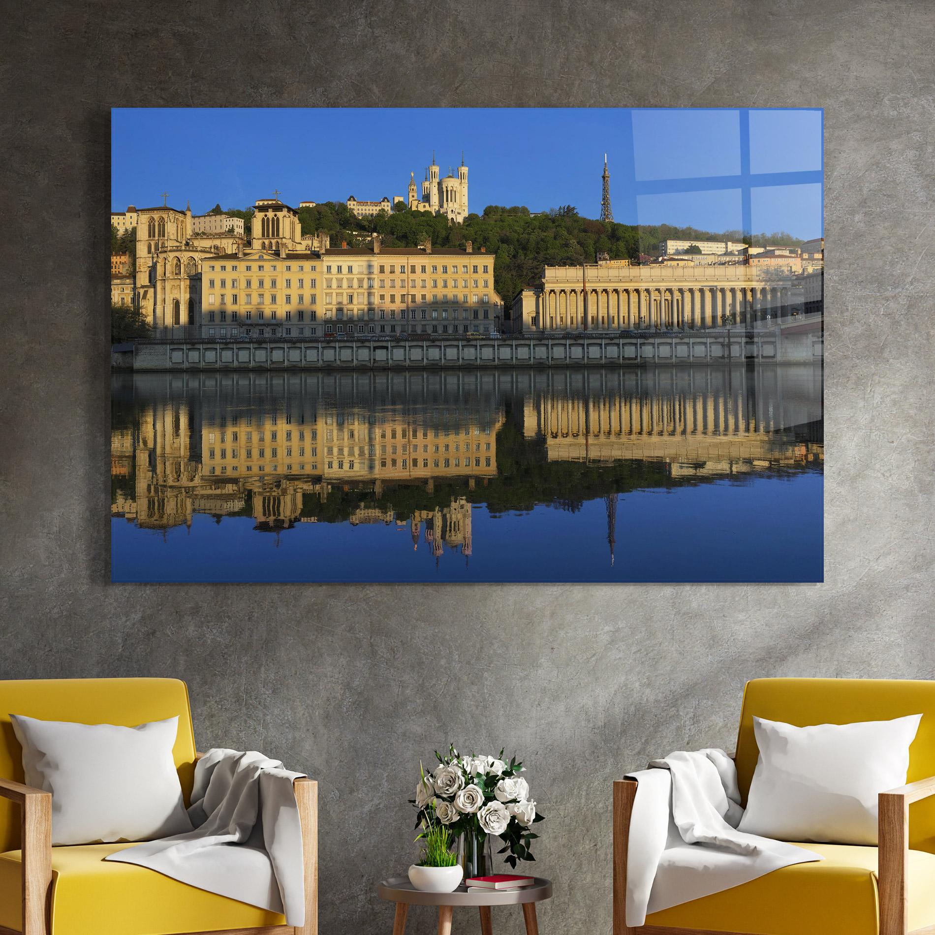 Tablou Sticla Lyon France mockup 4