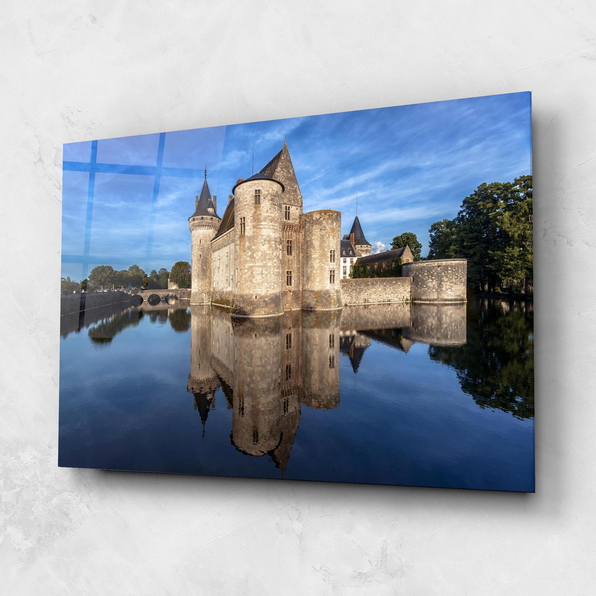 Tablou Sticla Castle Chateau De Sullysurloire mockup 1