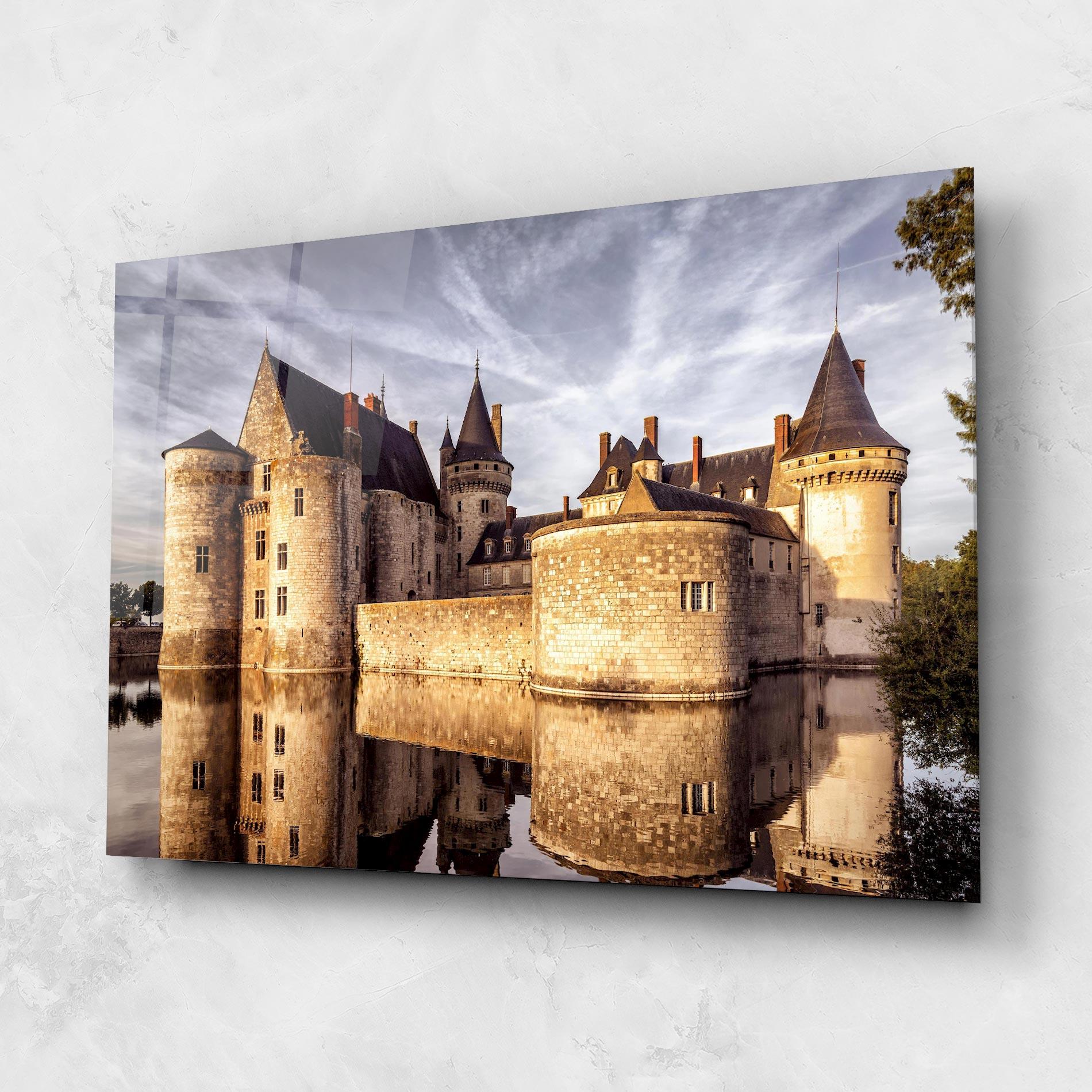 Tablou Sticla Chateau Castle mockup 1