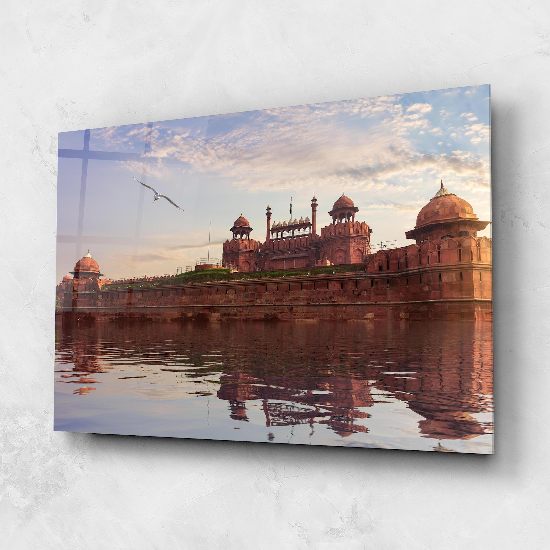 Tablou Sticla Delhi India mockup 1