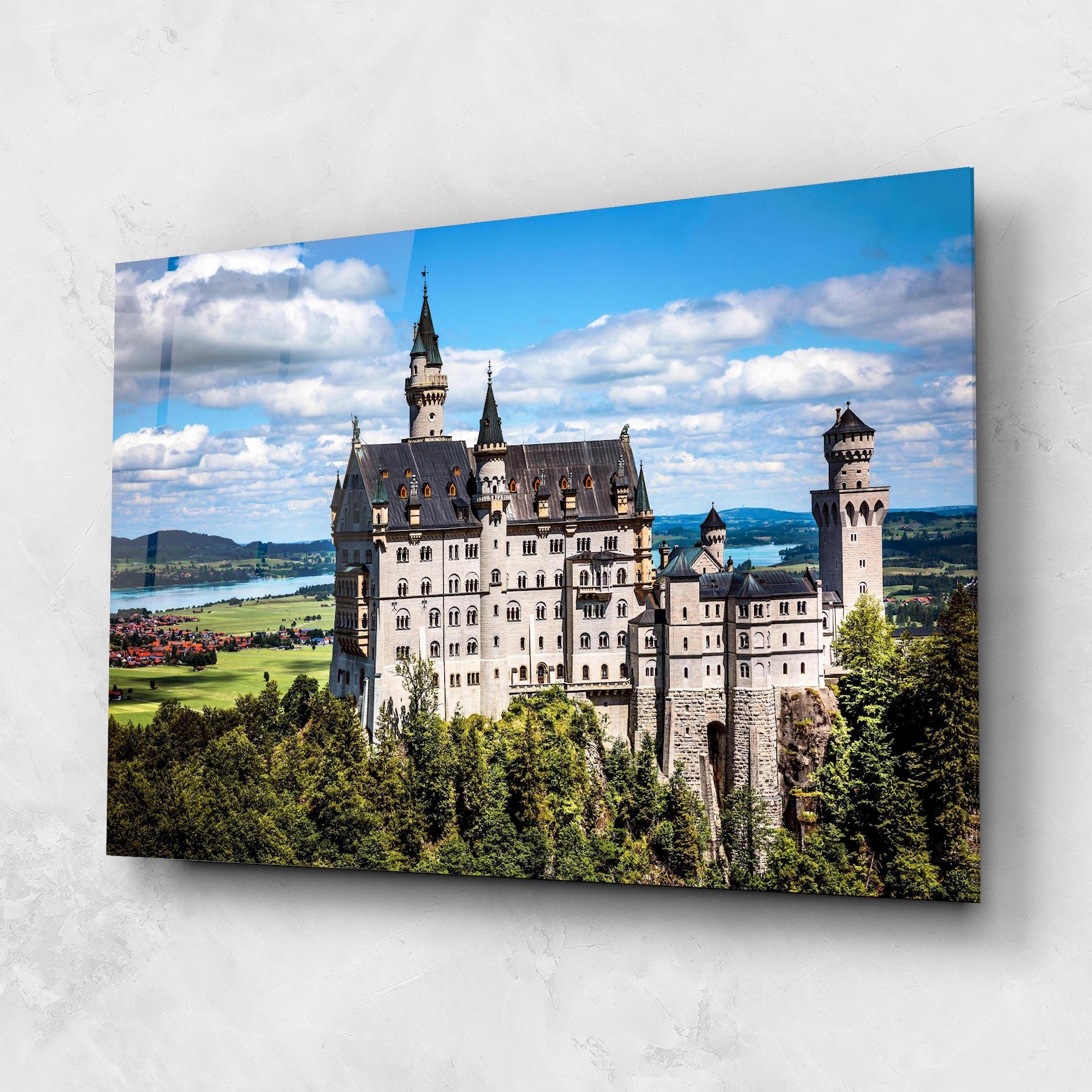 Tablou Sticla Neuschwanstein Germany mockup 1