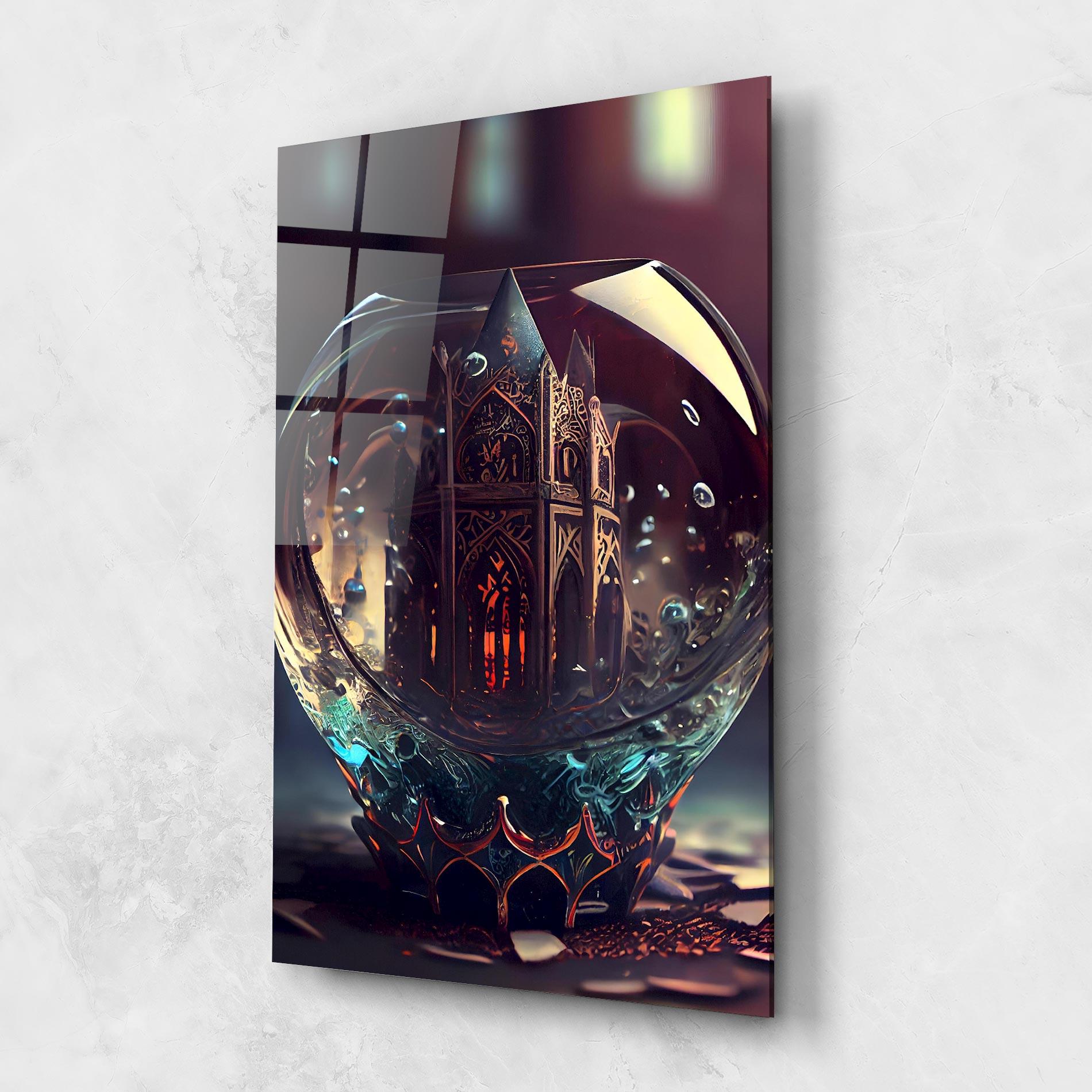 Tablou Sticla Church Ball mockup 1