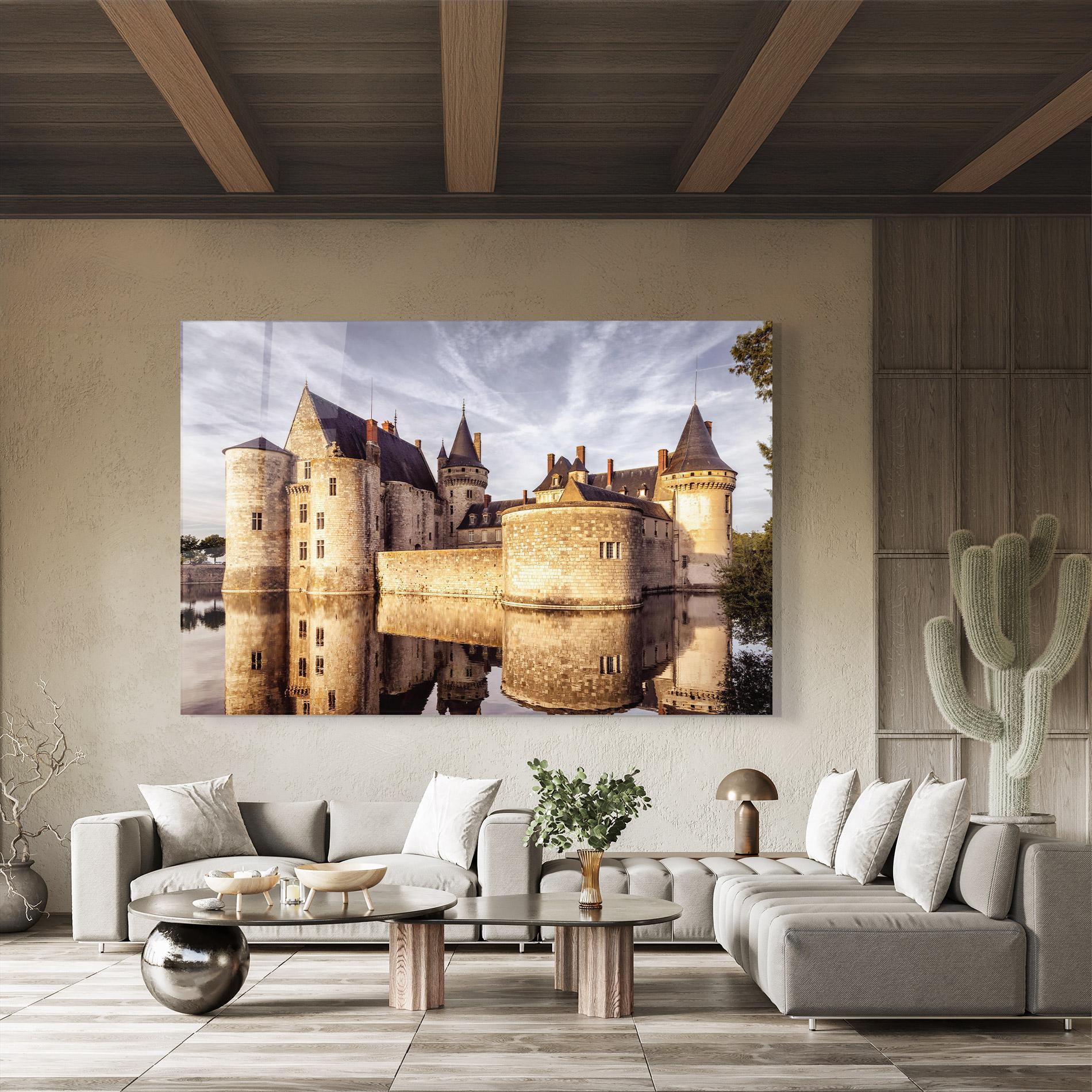 Tablou Sticla Chateau Castle mockup 8