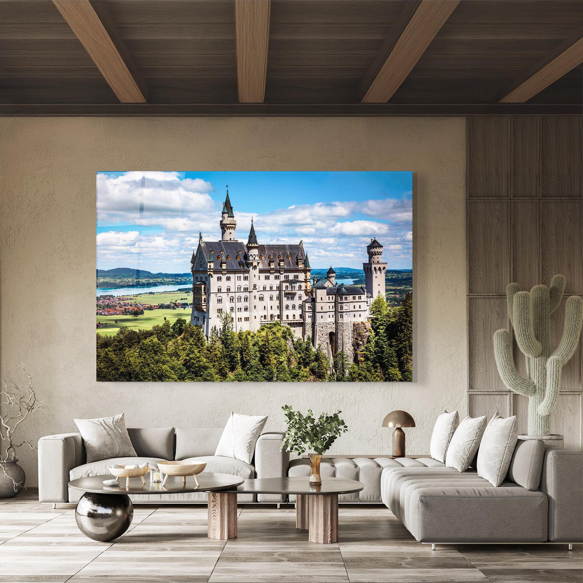Tablou Sticla Neuschwanstein Germany mockup 8