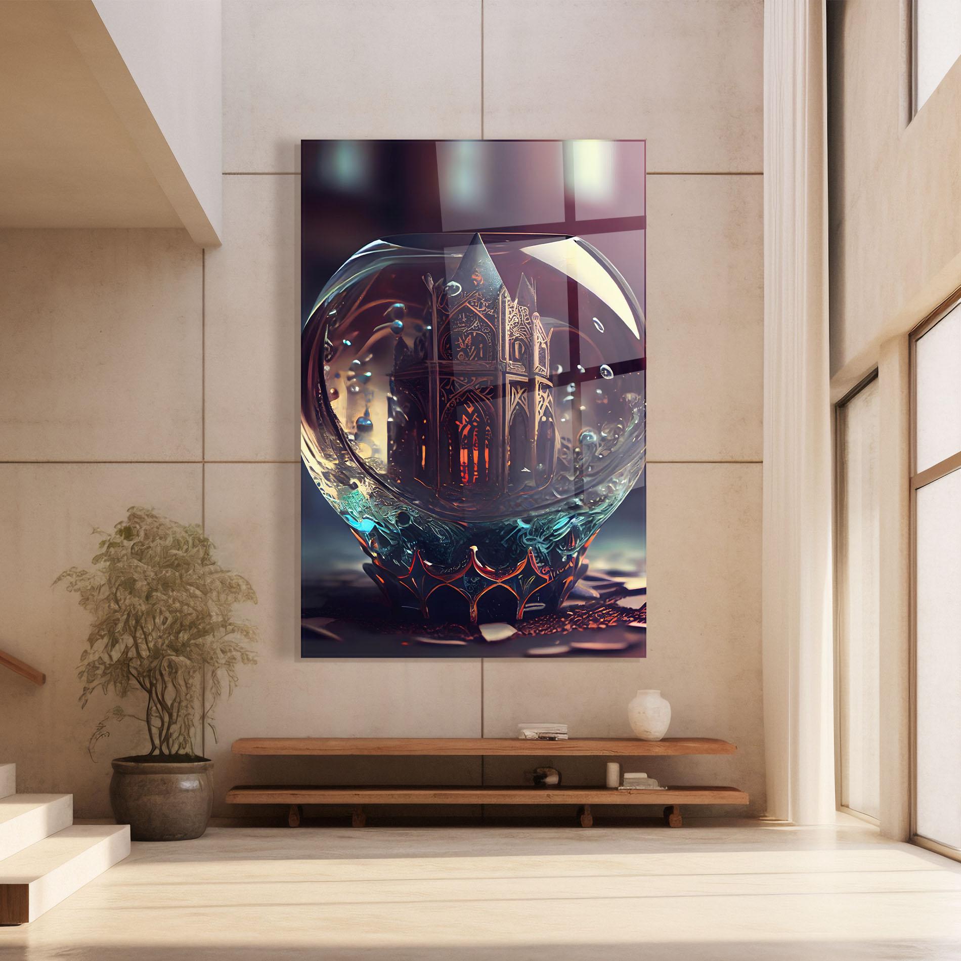 Tablou Sticla Church Ball mockup 8