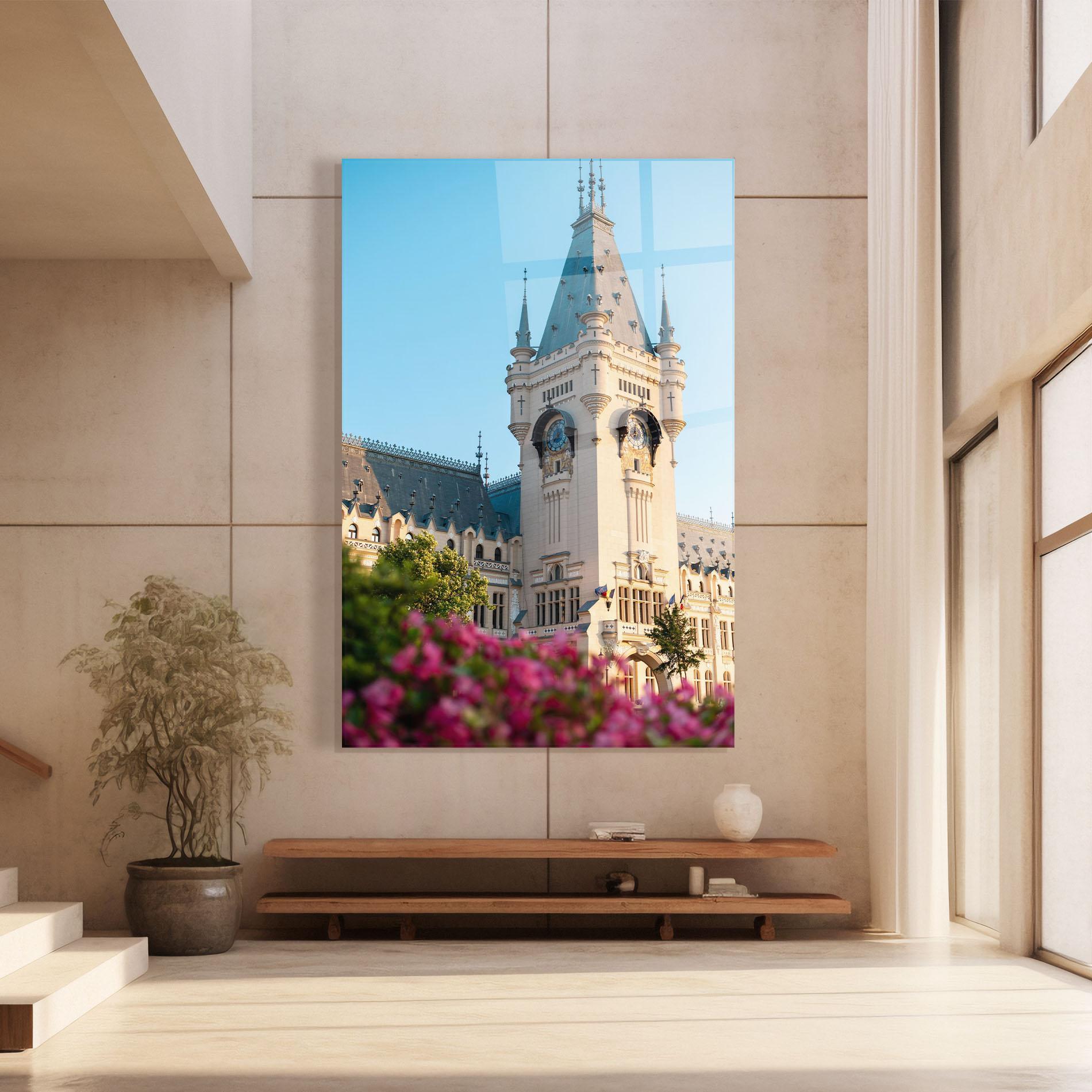 Tablou Sticla Palace Culture Iasi mockup 8