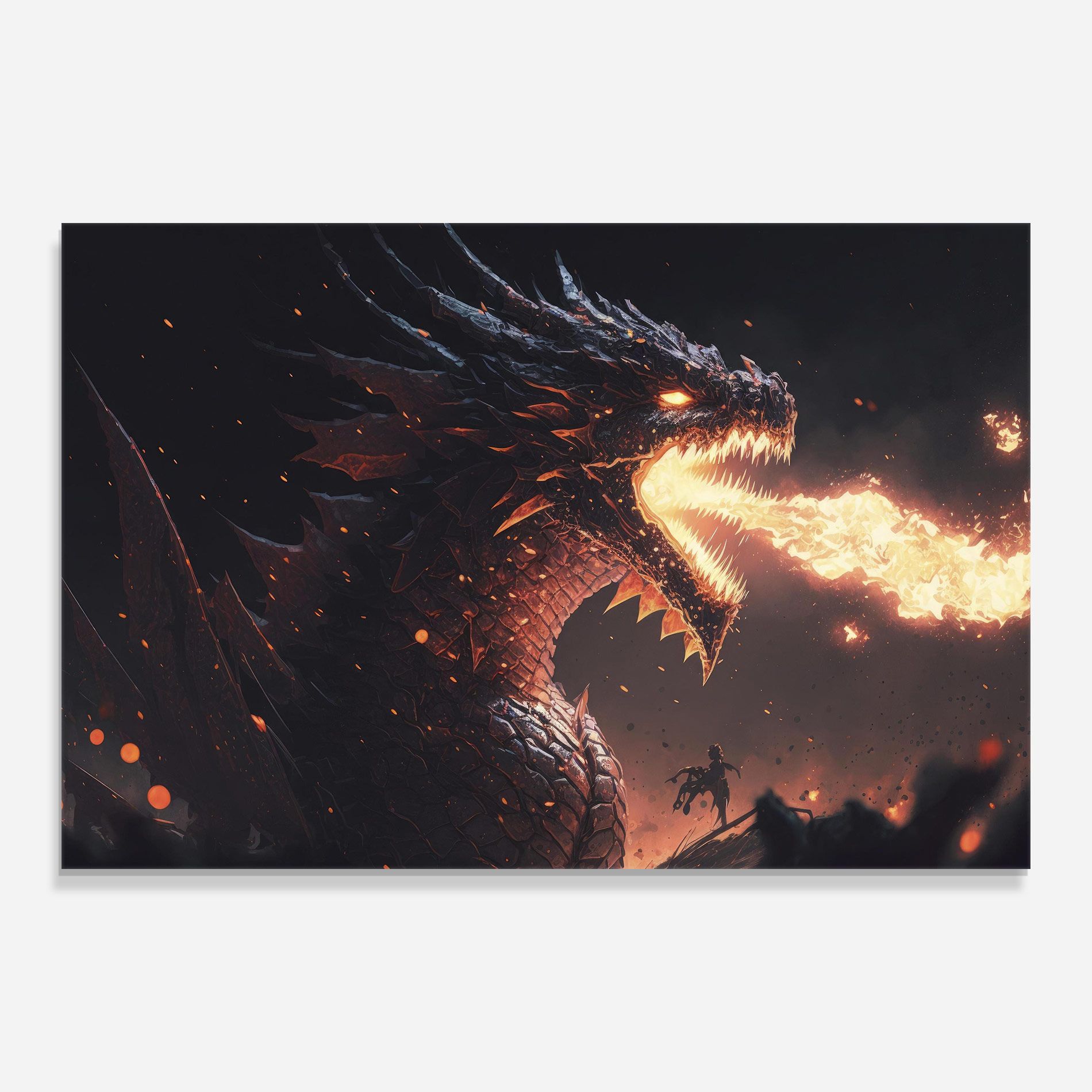 Fire Explosion Dragon mockup 0