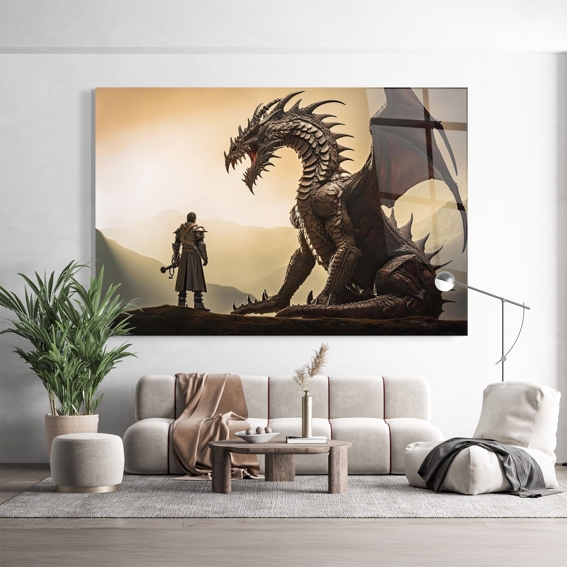 Fantasy Huge Dragon mockup 9