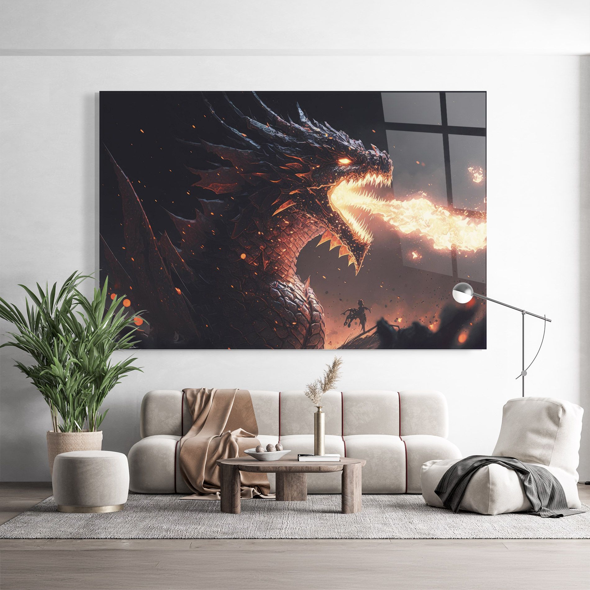 Fire Explosion Dragon mockup 9