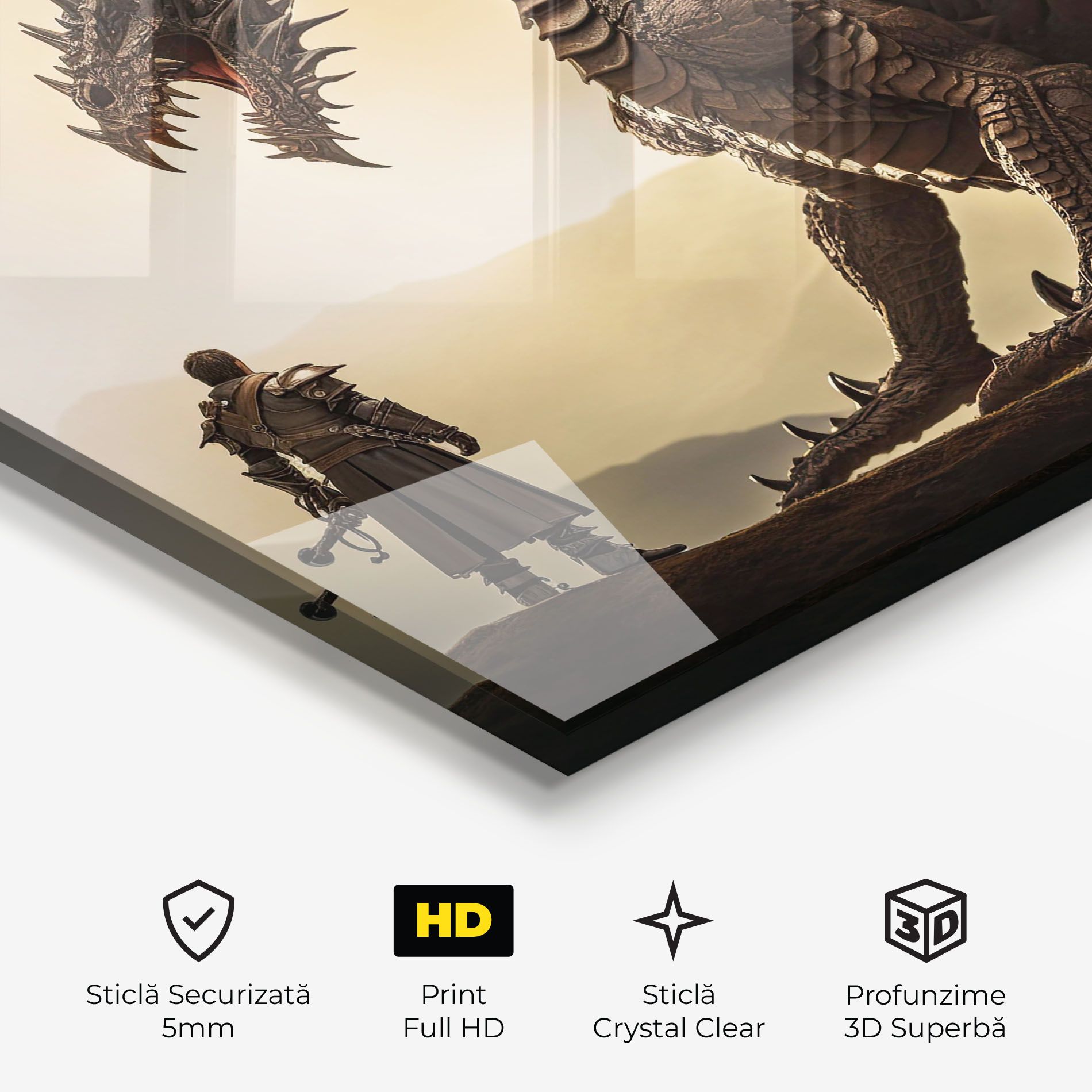 Fantasy Huge Dragon mockup 3