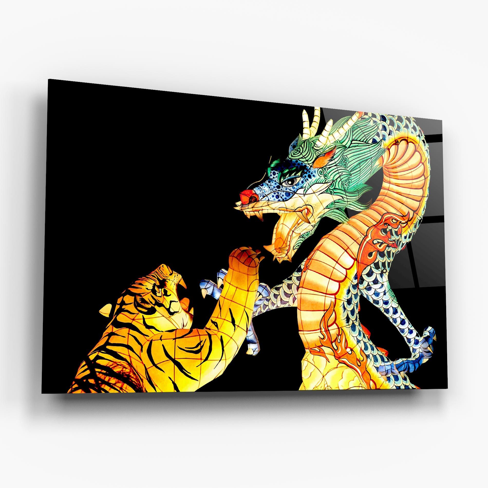 Chinese Dragon And Tiger mockup 6
