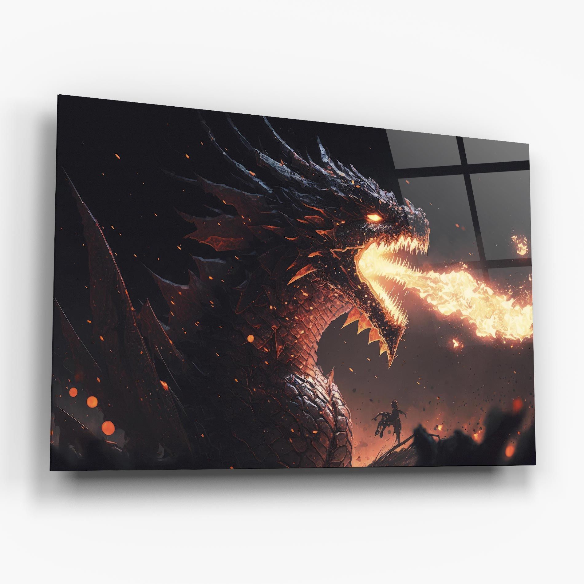 Fire Explosion Dragon mockup 6