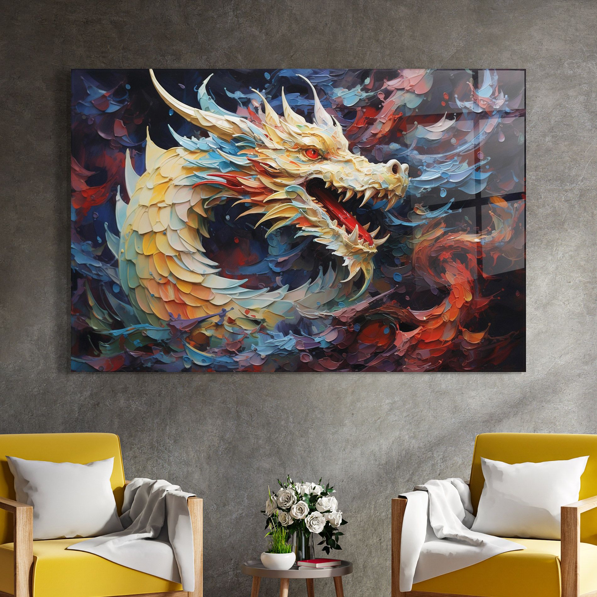 Fantasy Dragon Art mockup 4