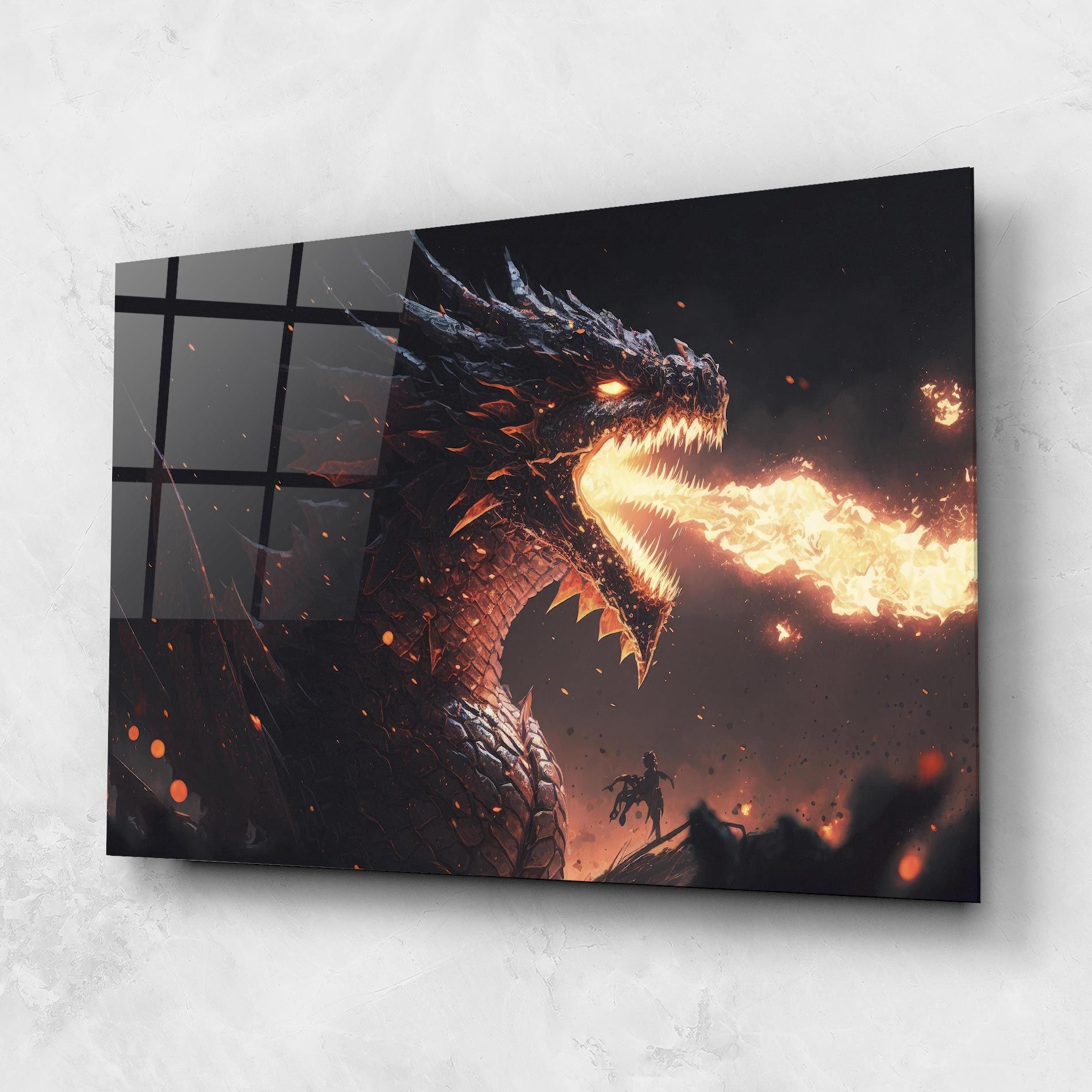 Fire Explosion Dragon mockup 1