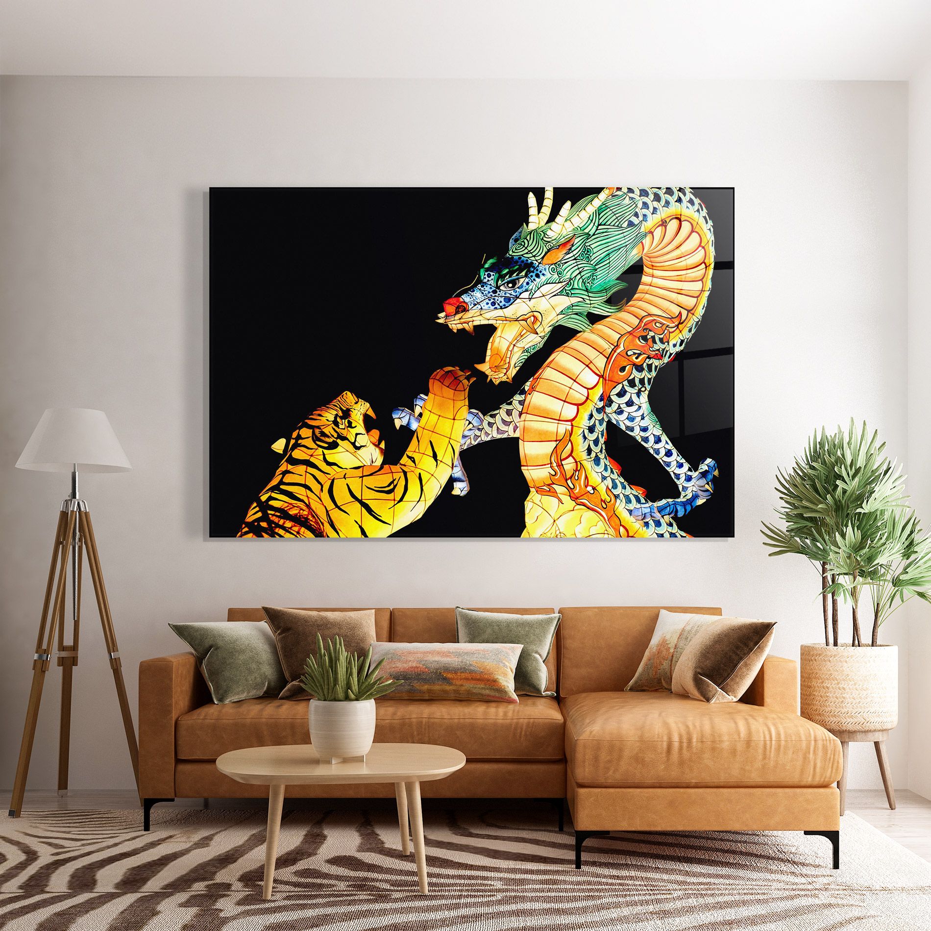 Chinese Dragon And Tiger mockup 7