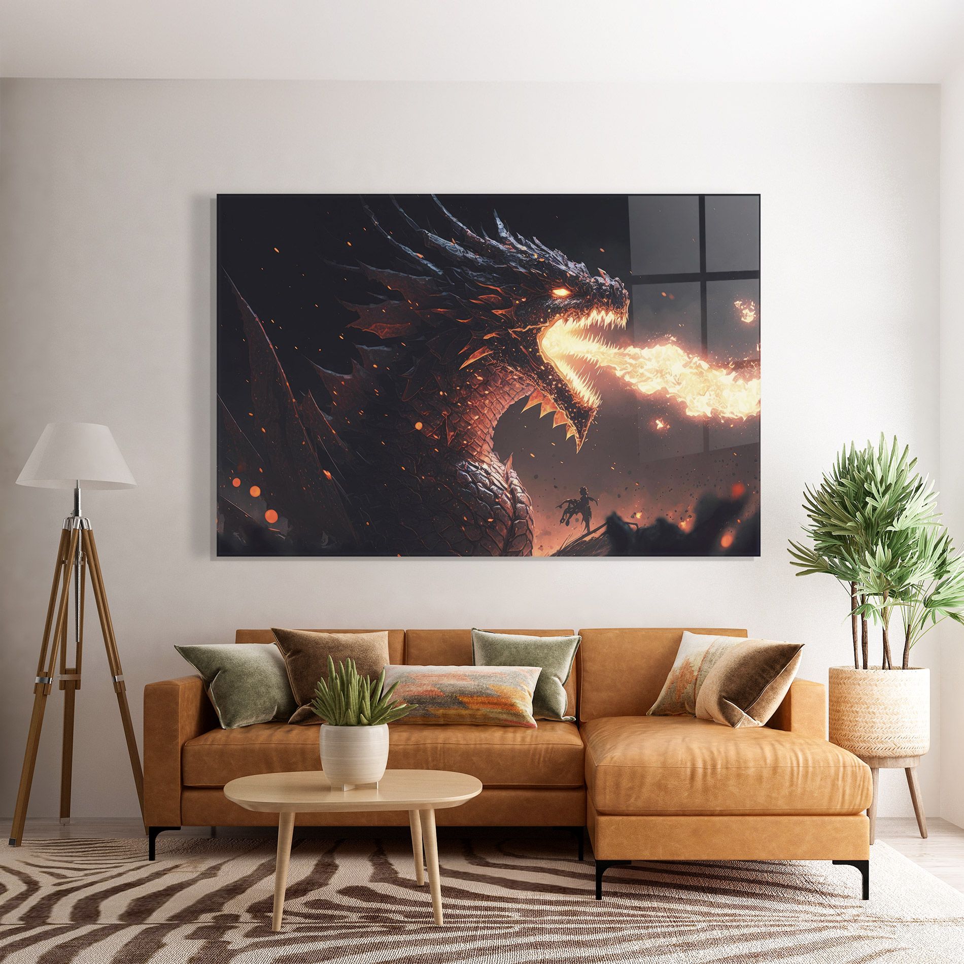 Fire Explosion Dragon mockup 7