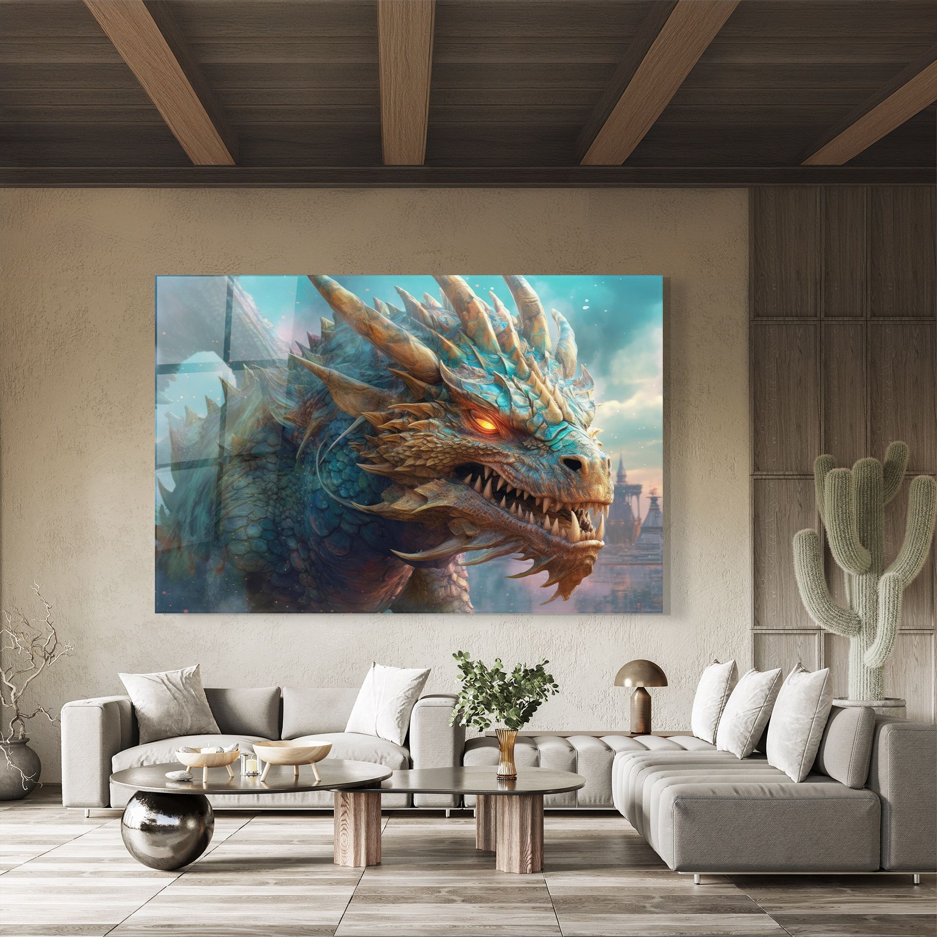 Pretty Blue Dragon mockup 8